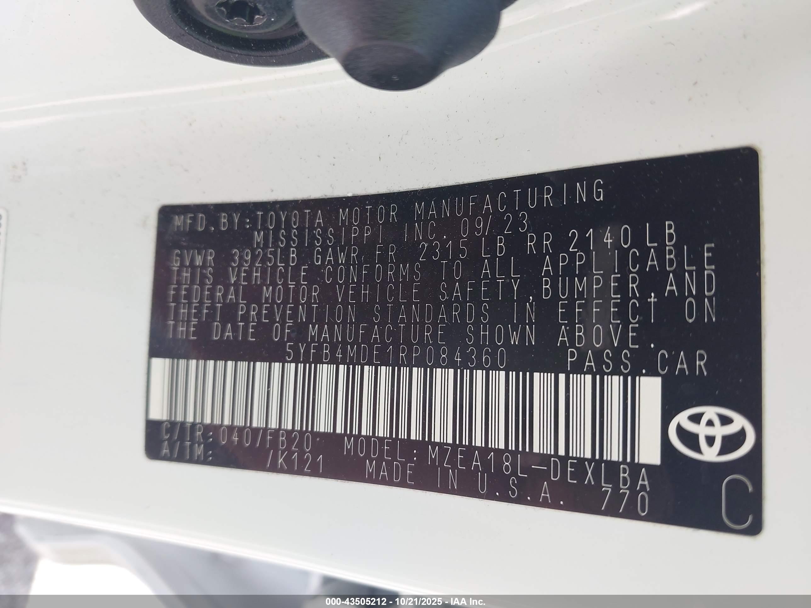TOYOTA COROLLA image 9