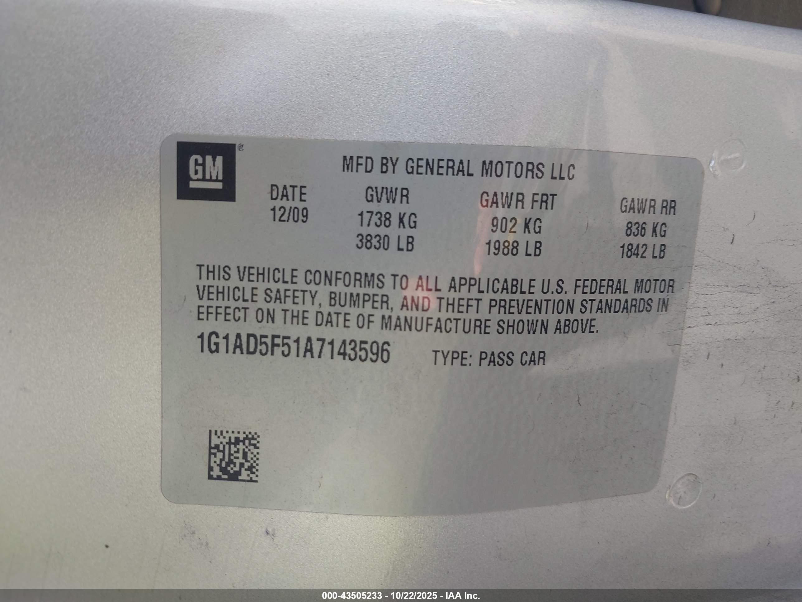 CHEVROLET COBALT image 9