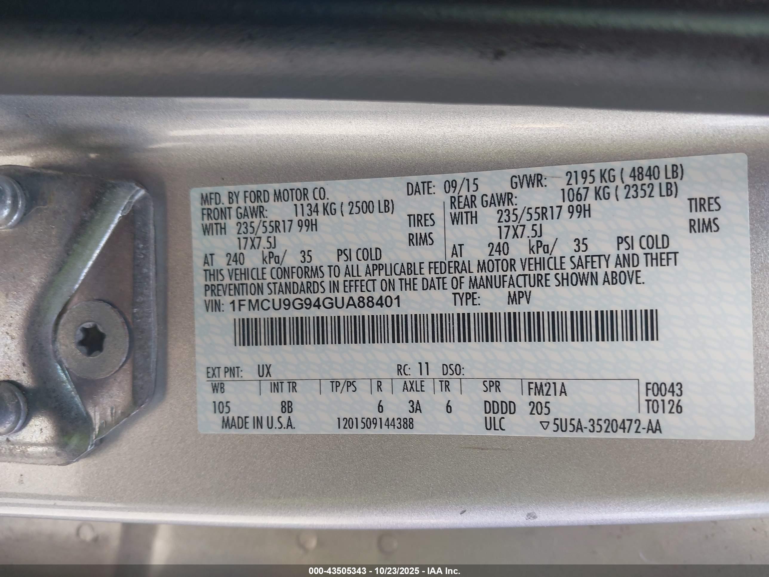 FORD ESCAPE image 9