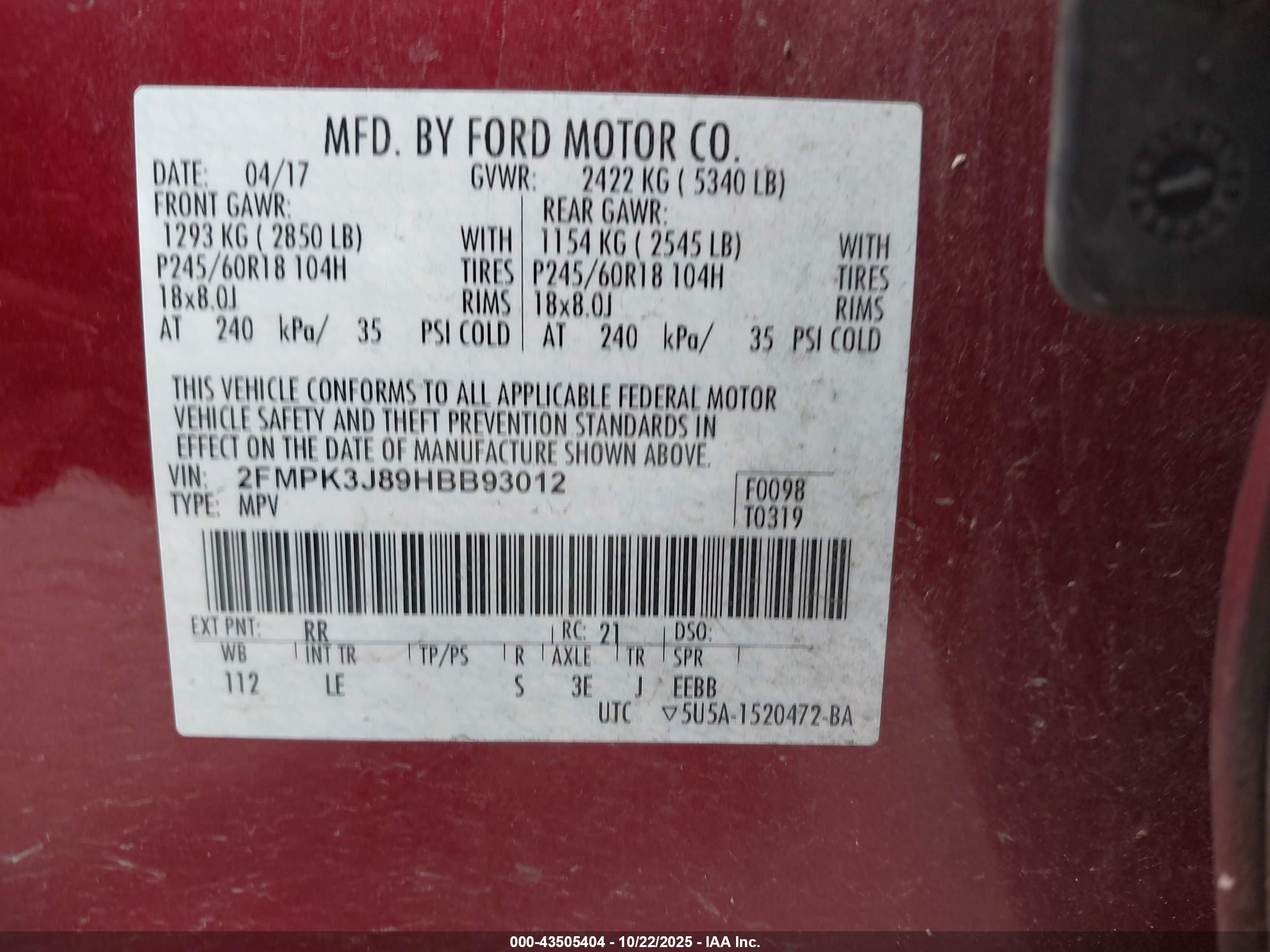 FORD EDGE image 9