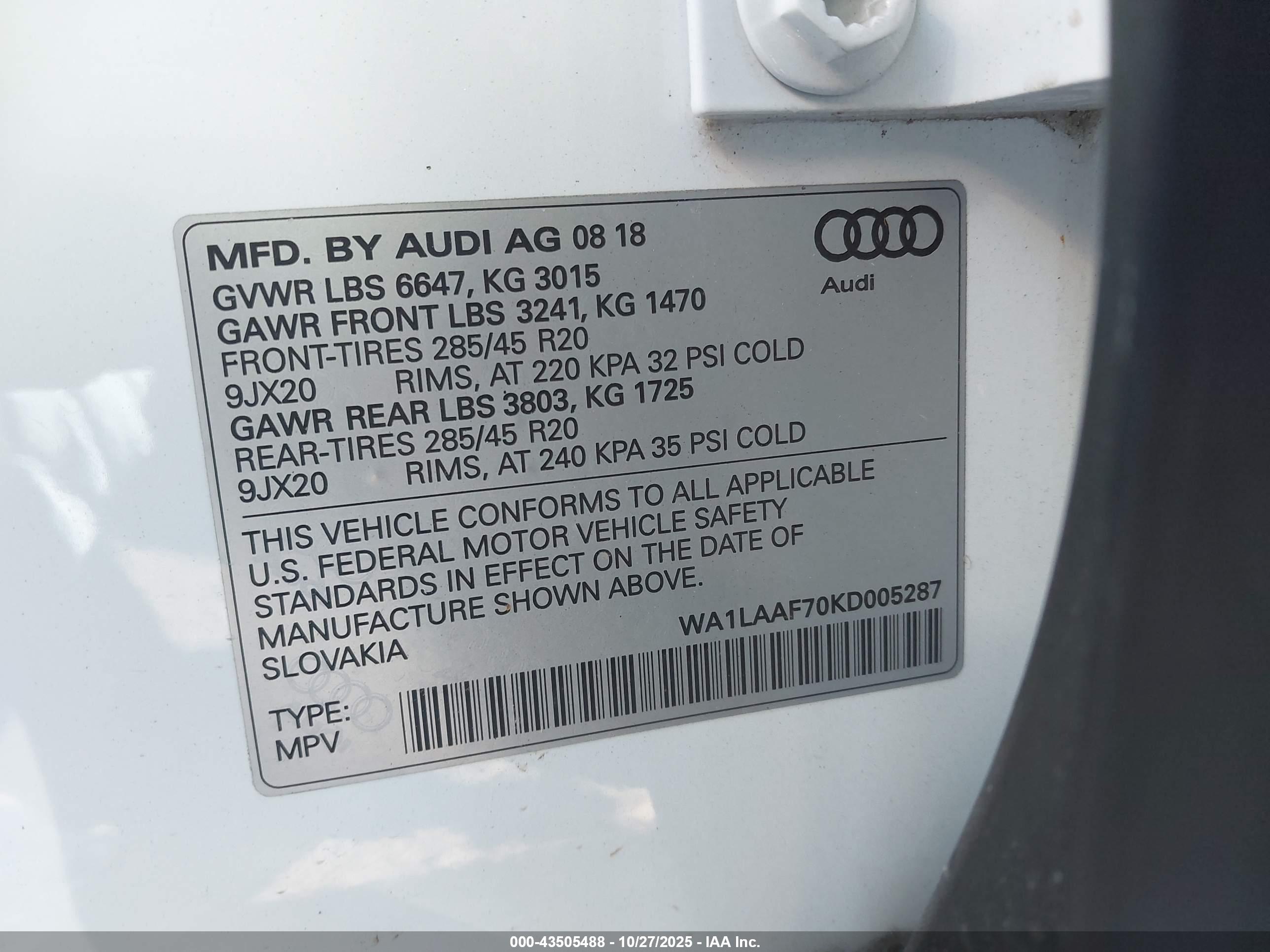 AUDI Q7 image 9