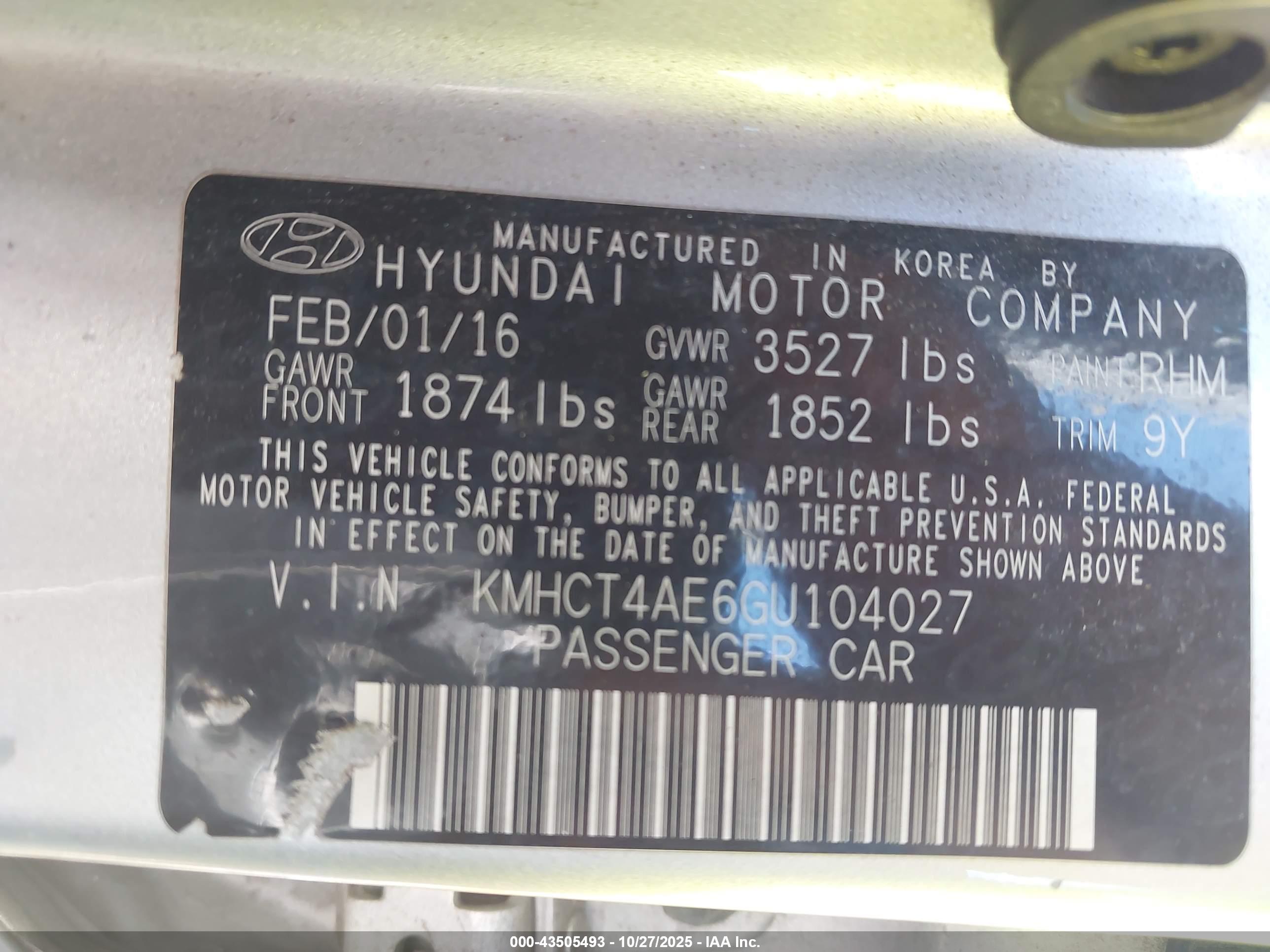 HYUNDAI ACCENT image 9
