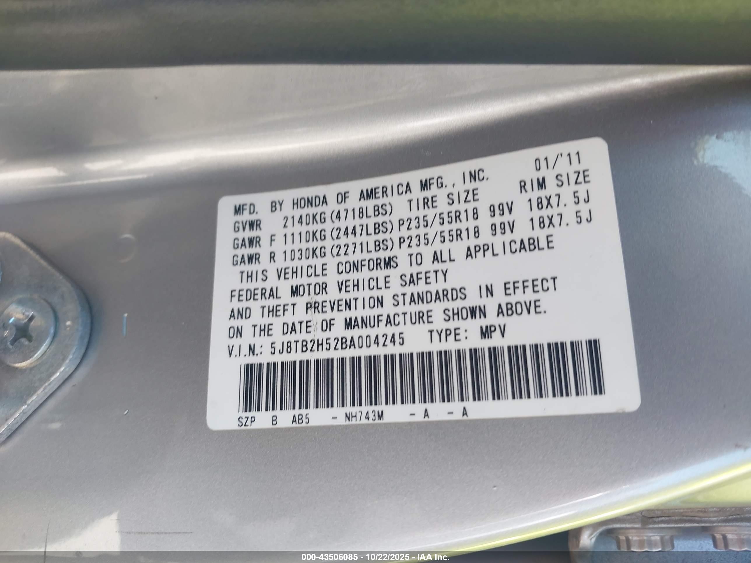 ACURA RDX image 9