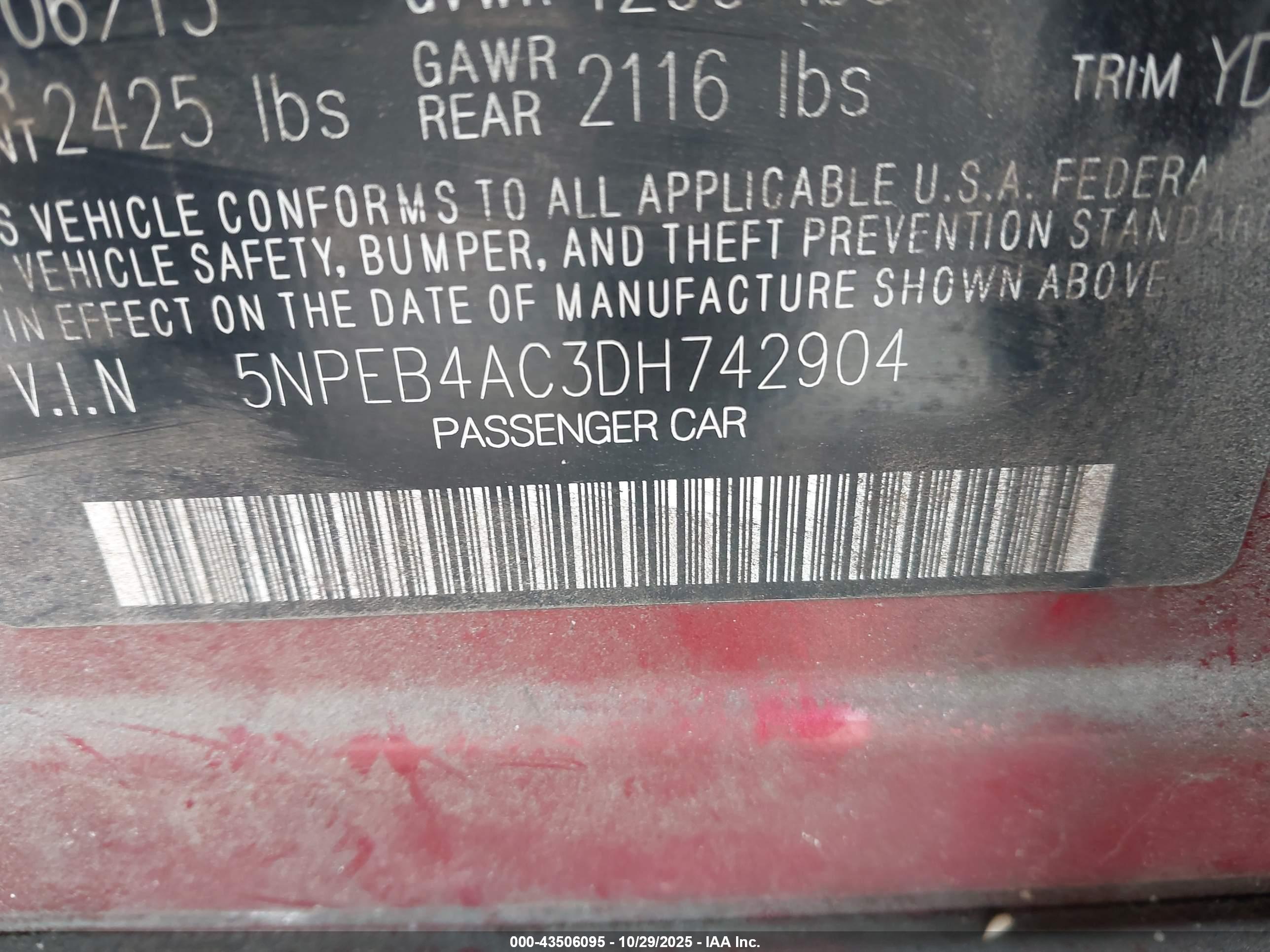 HYUNDAI SONATA image 9
