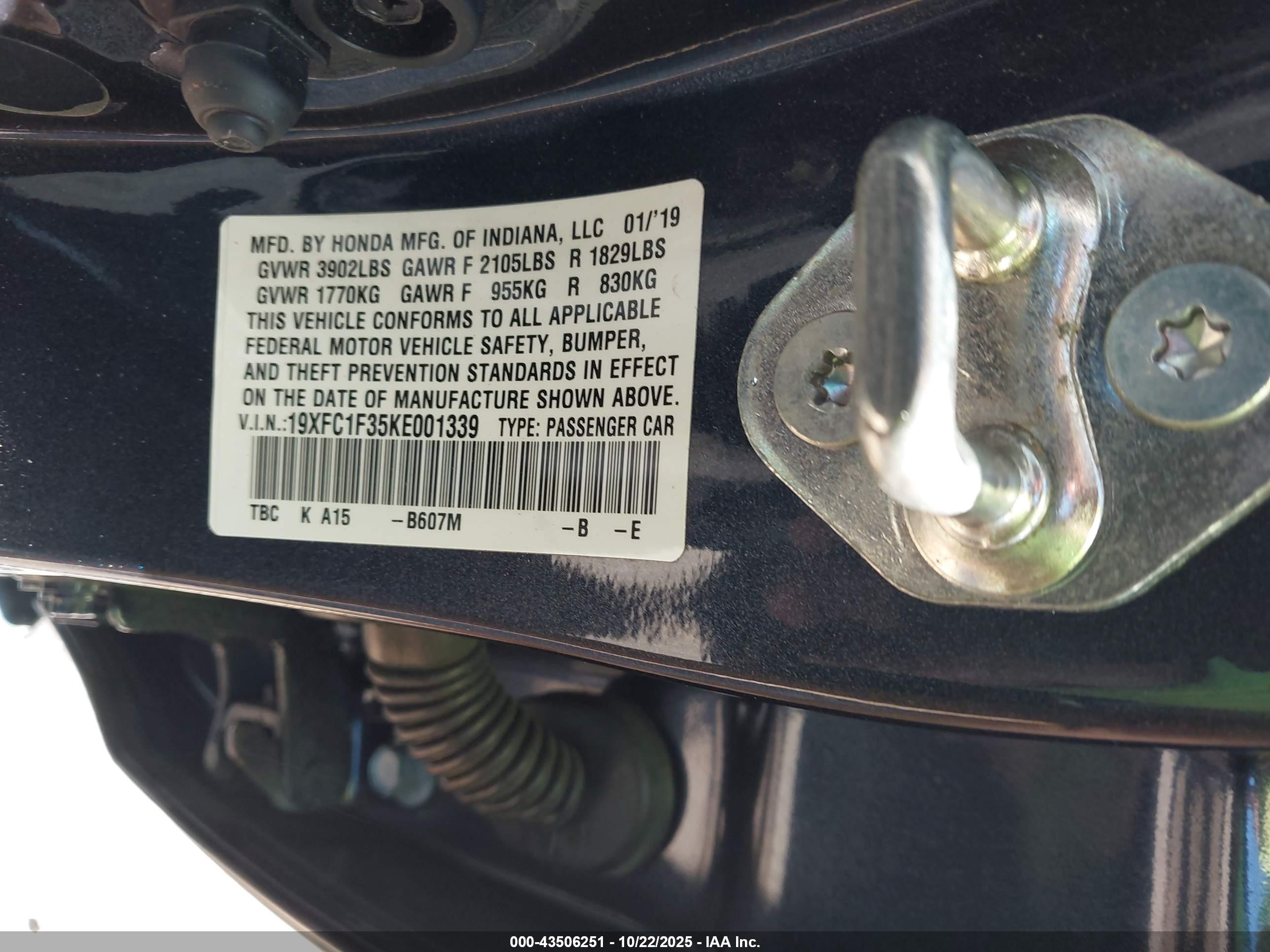 HONDA CIVIC image 9