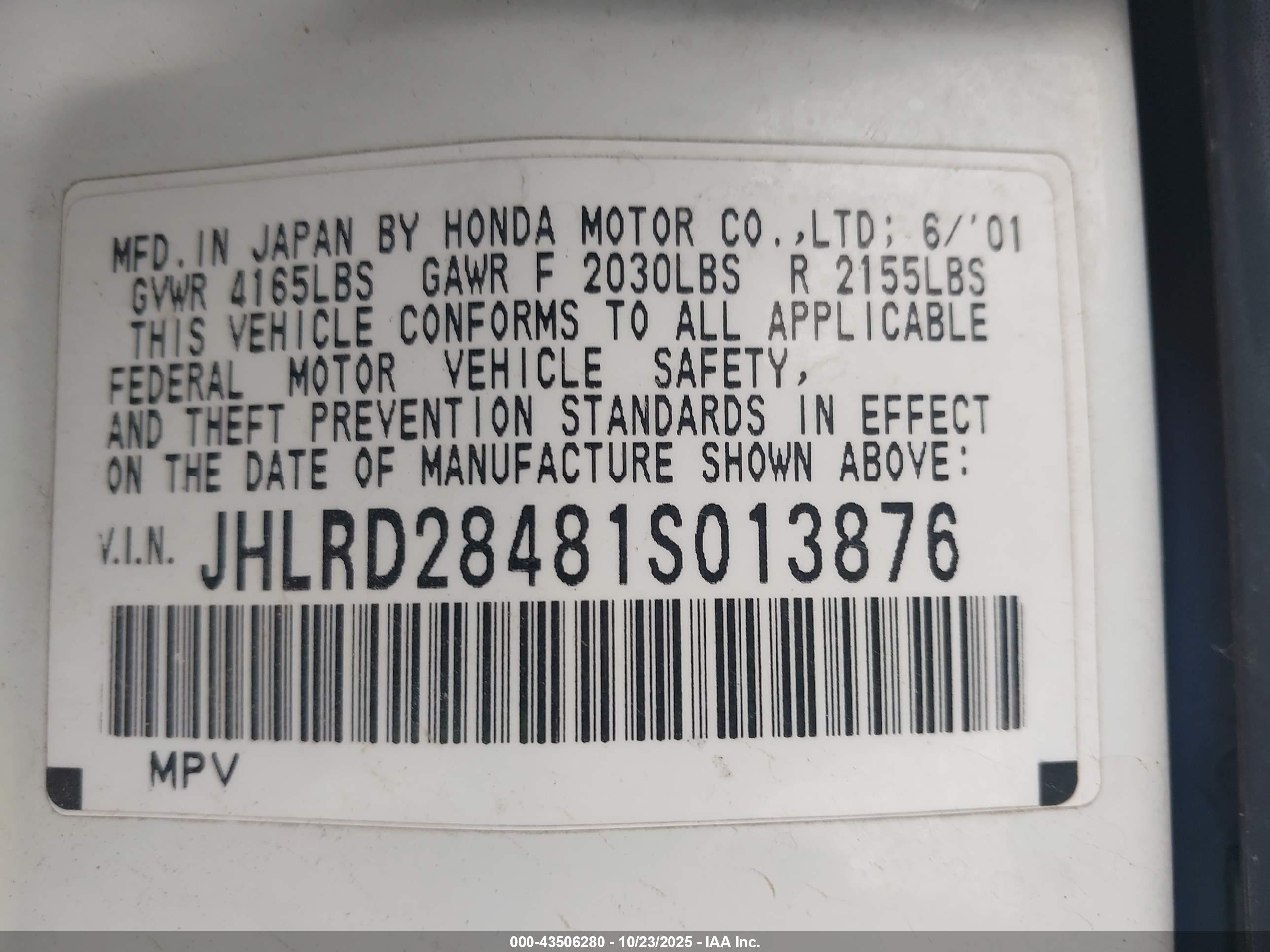 HONDA CR-V image 9