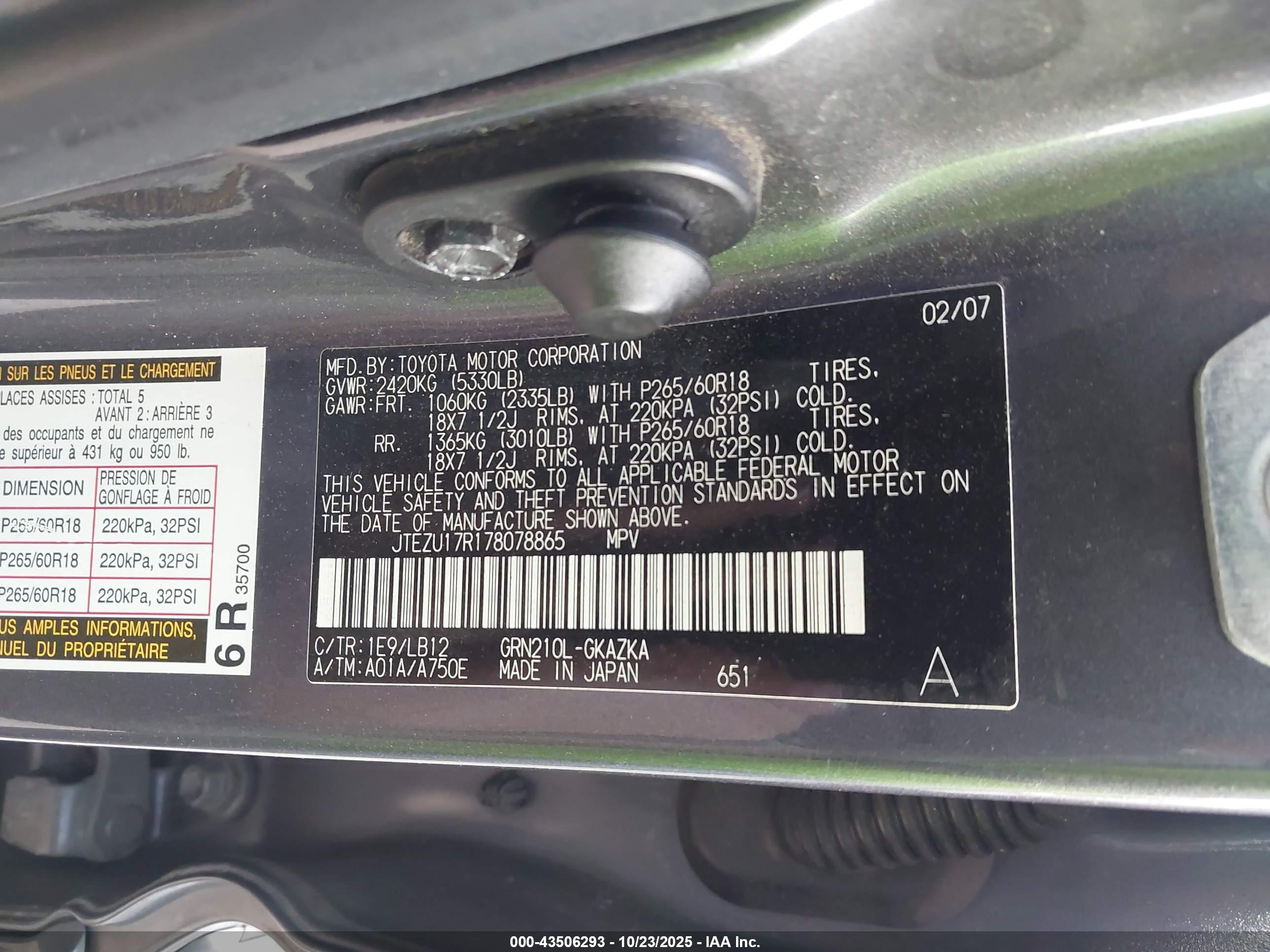 TOYOTA 4RUNNER image 9