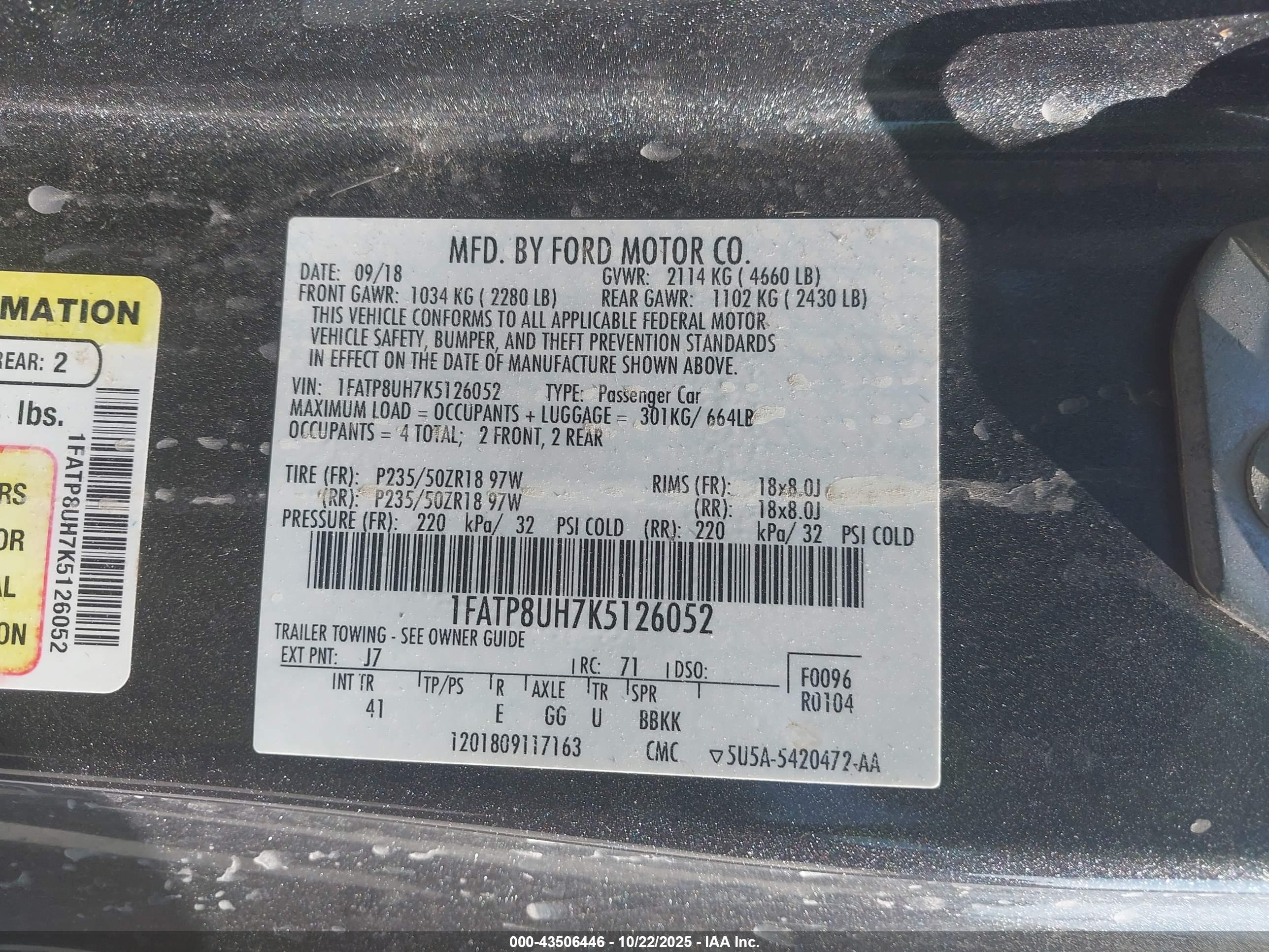 FORD MUSTANG image 9