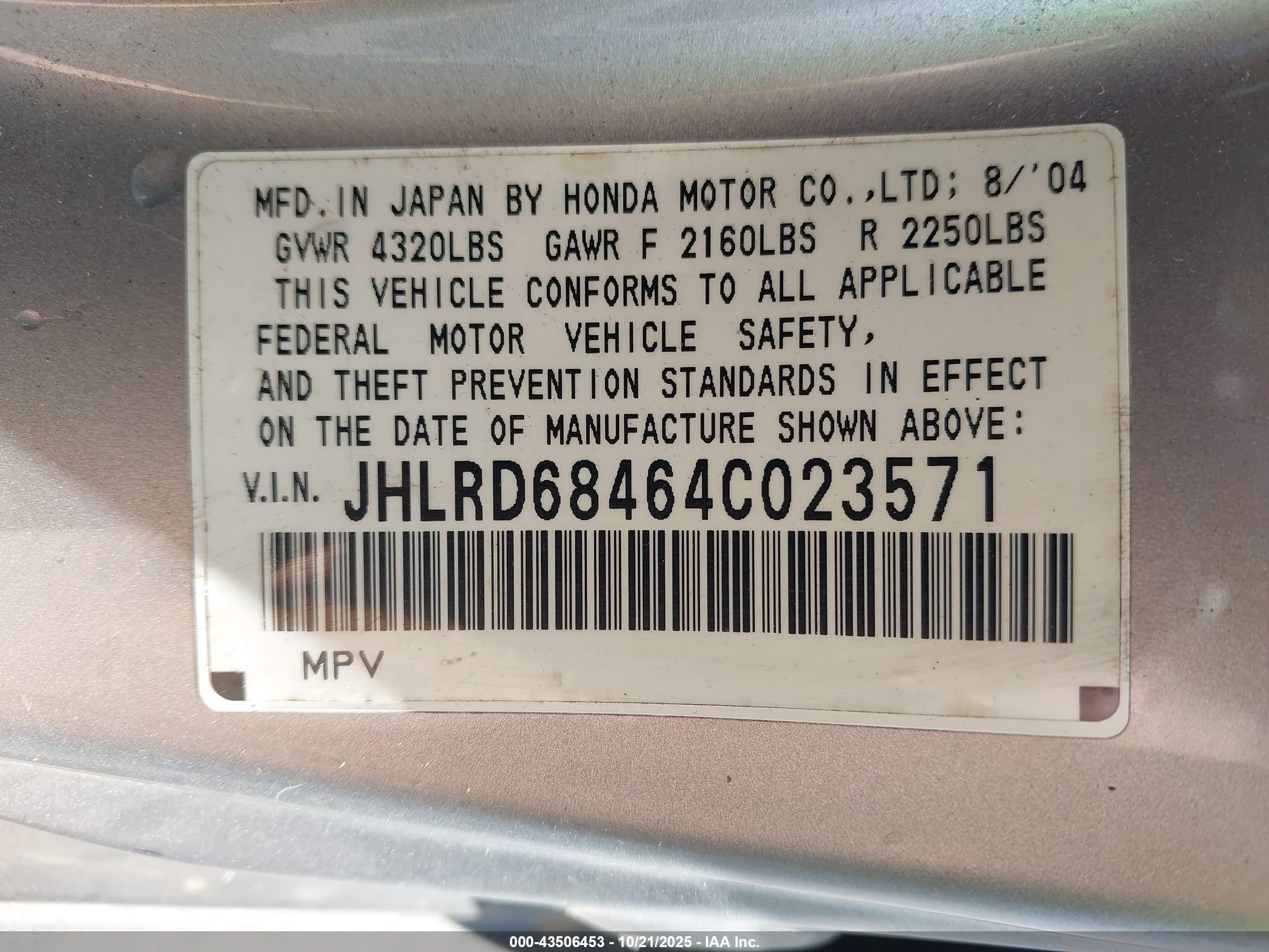 HONDA CR-V image 9
