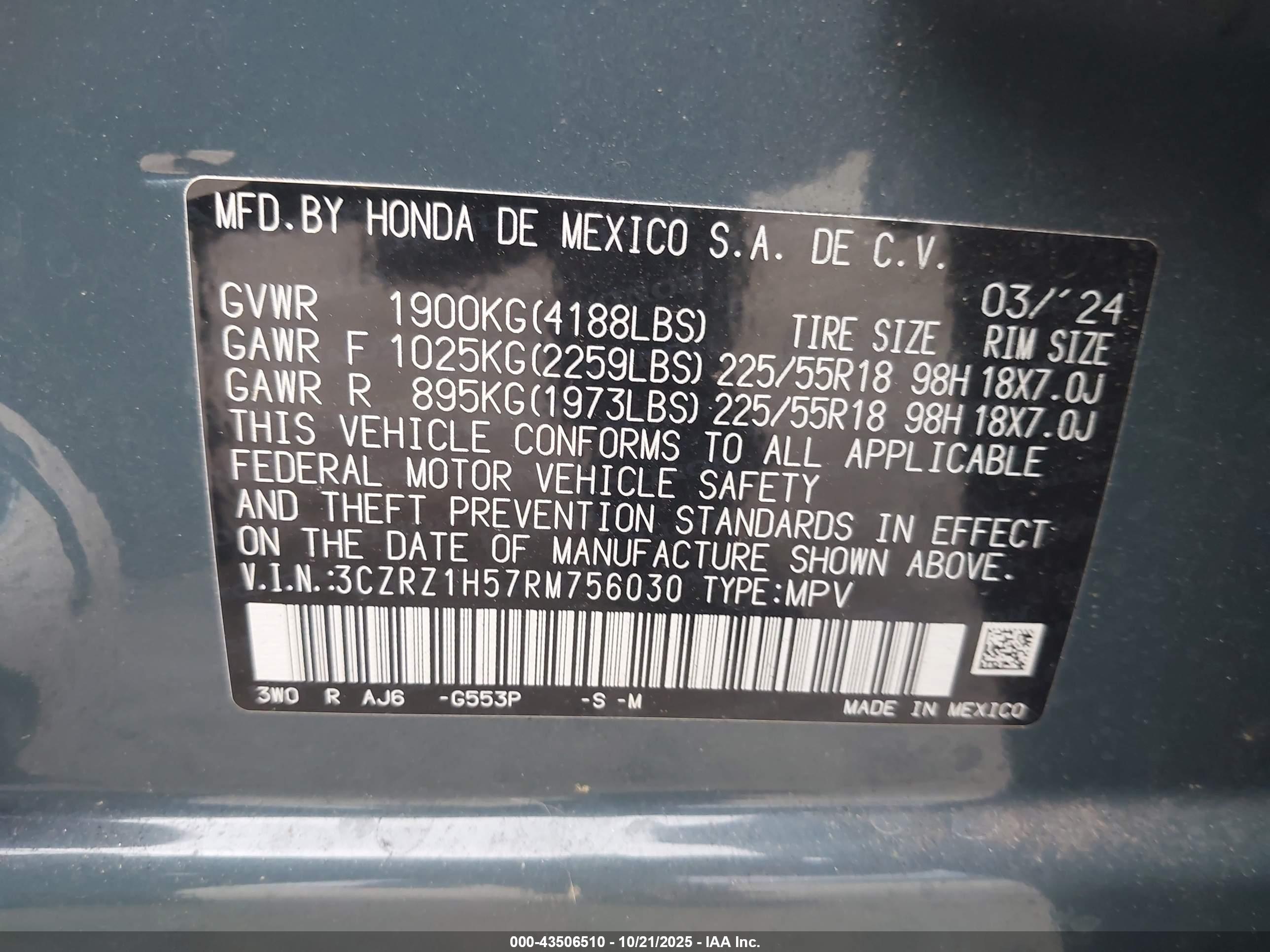 HONDA HR-V image 9