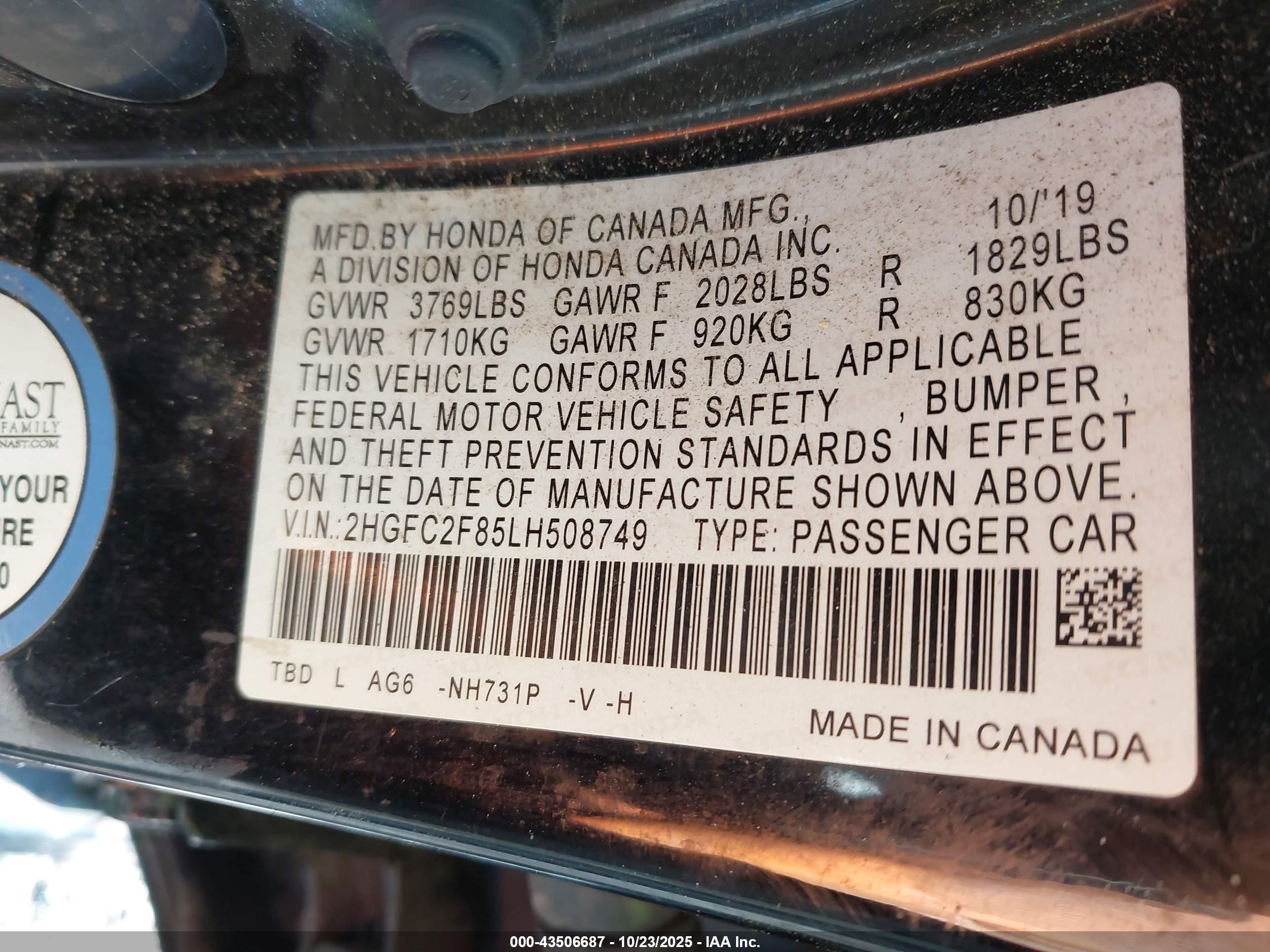 HONDA CIVIC image 9