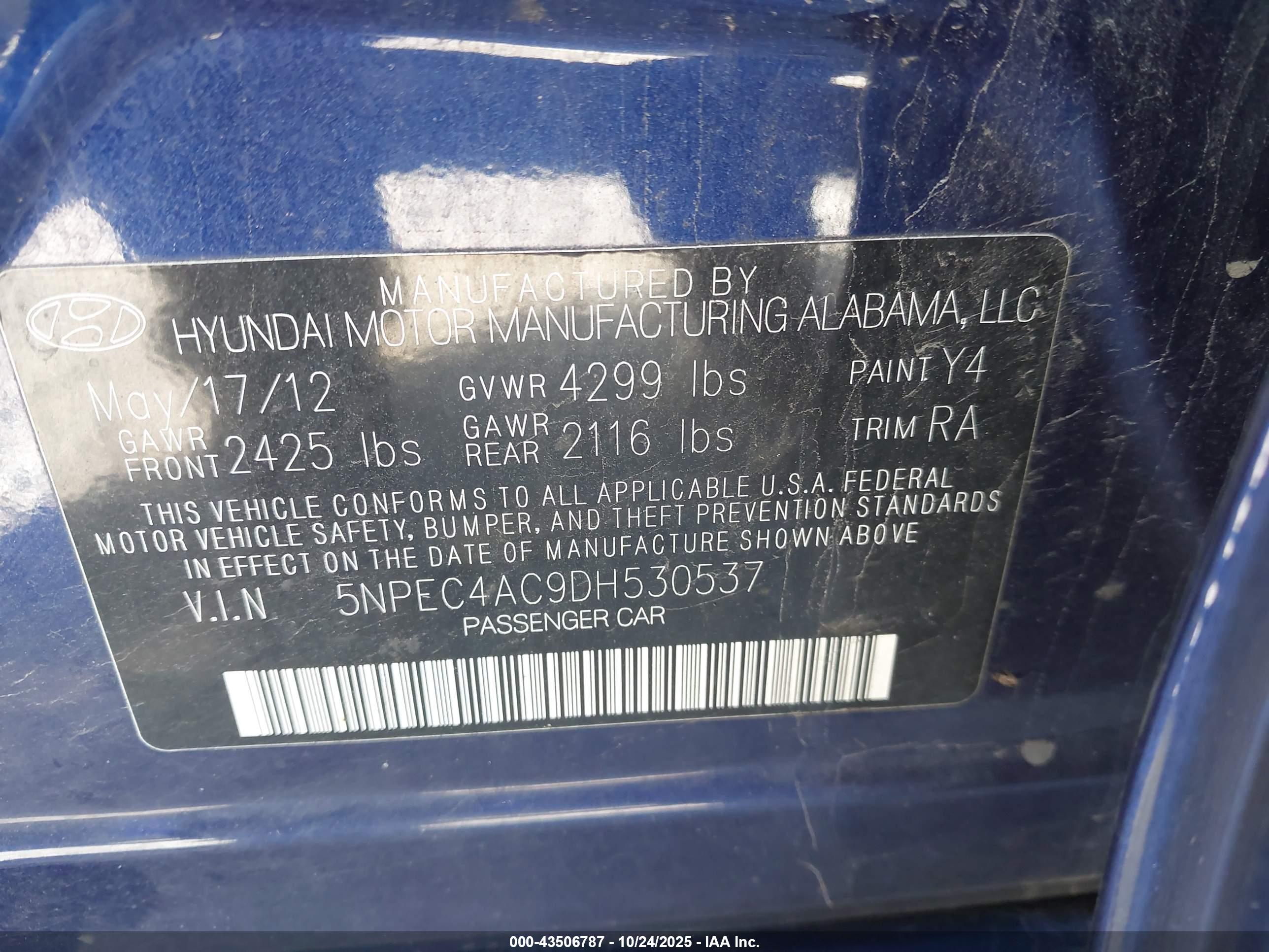 HYUNDAI SONATA image 9