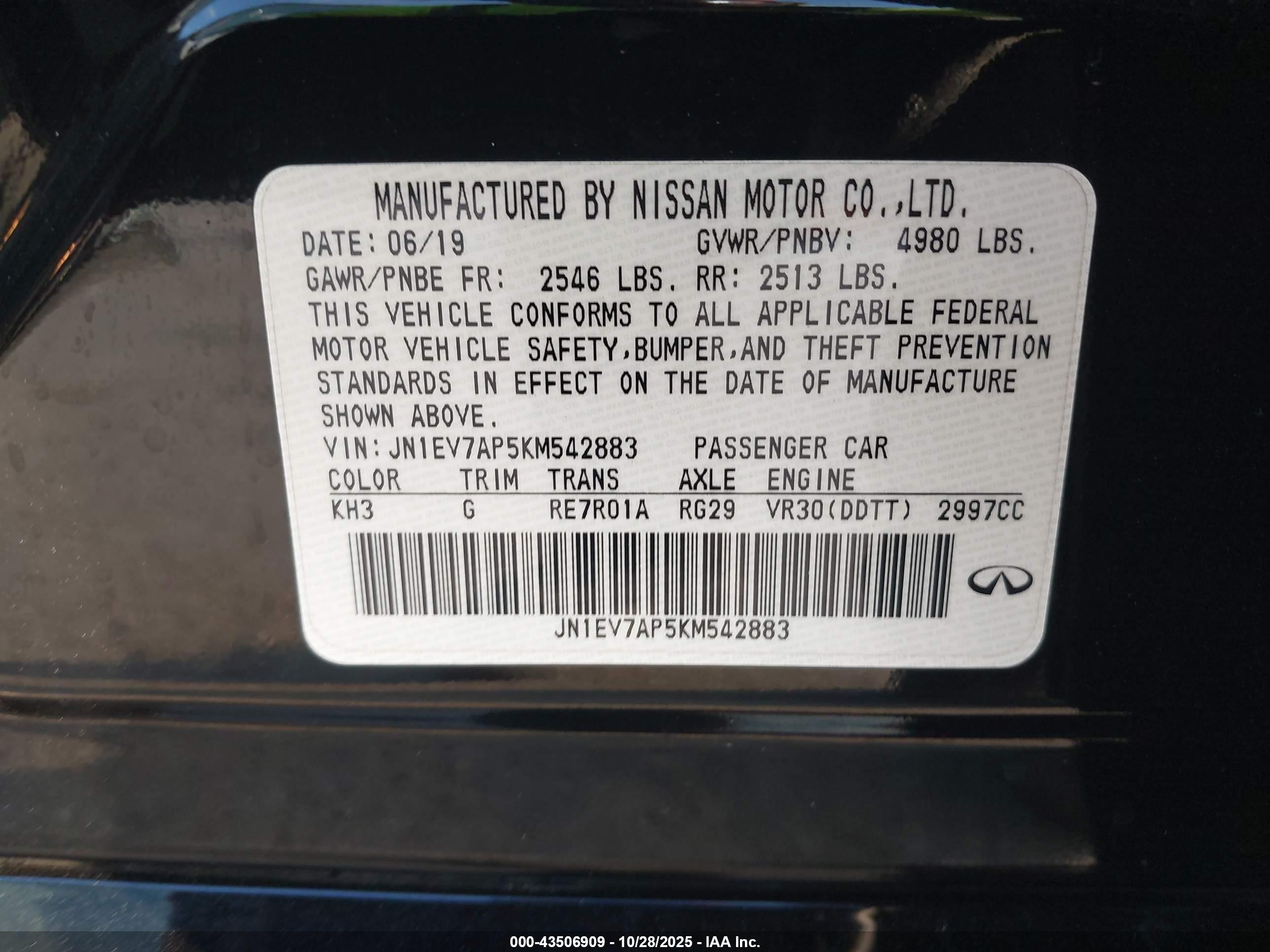 INFINITI Q50 image 9