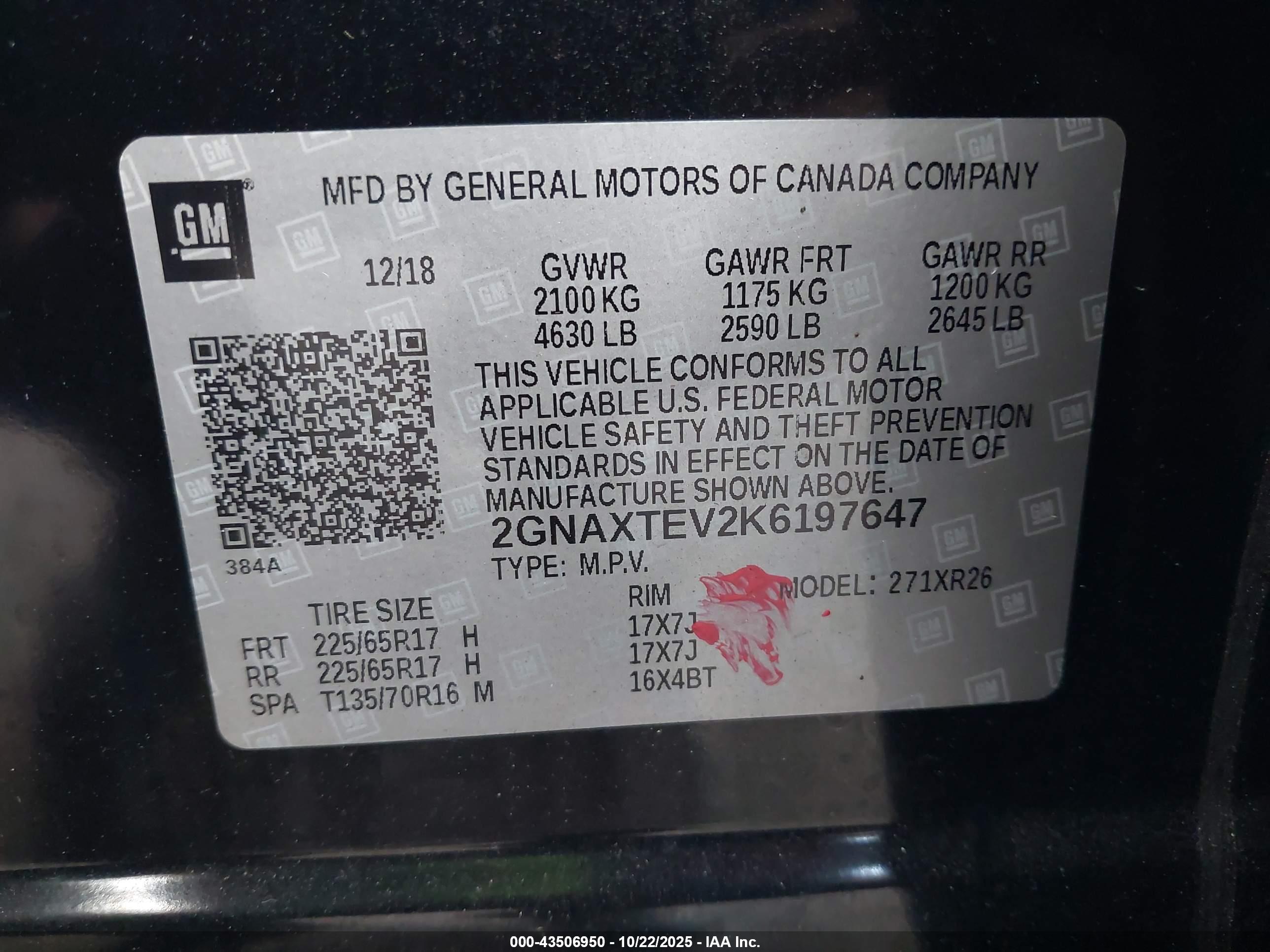 CHEVROLET EQUINOX image 9