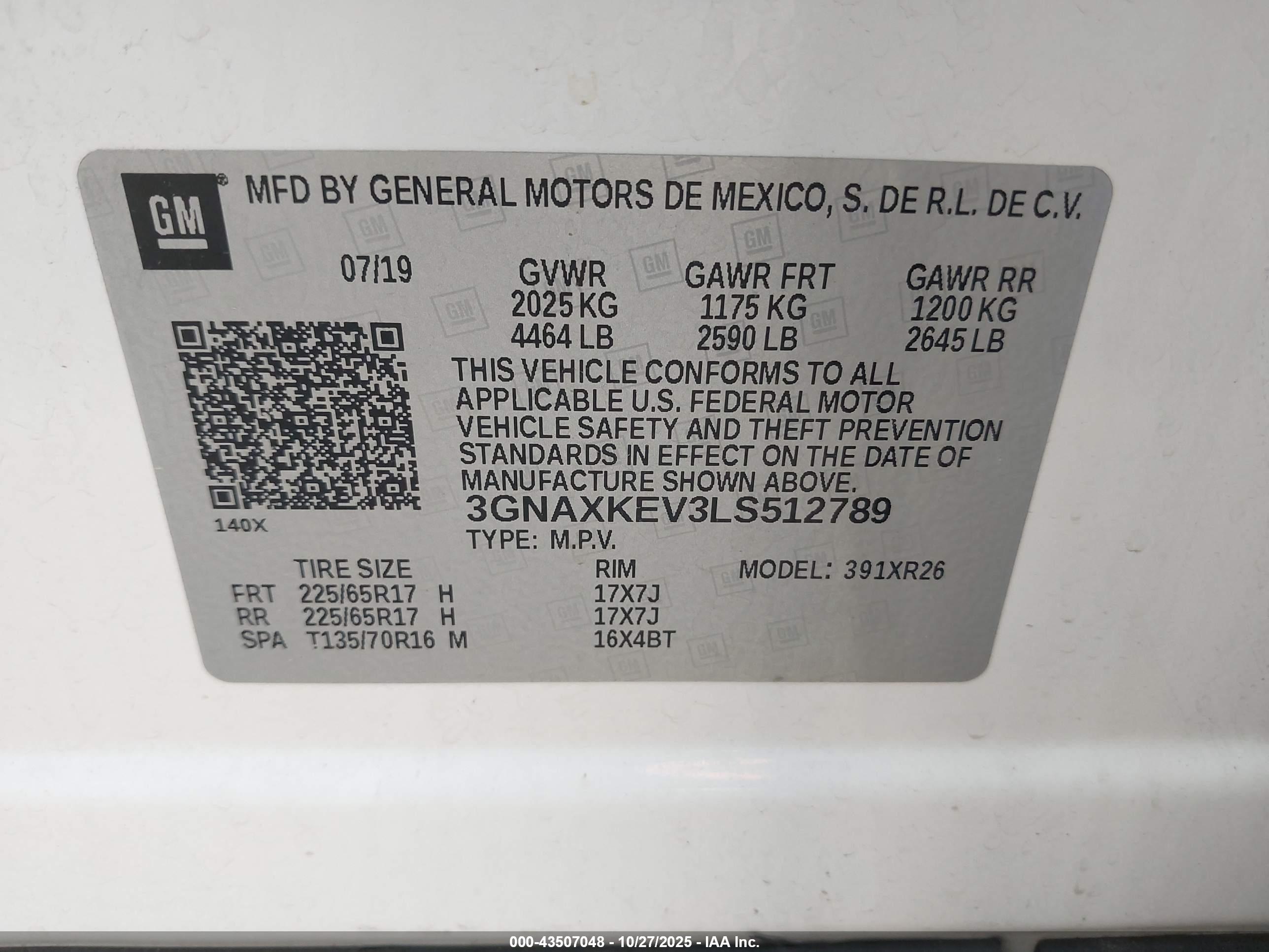 CHEVROLET EQUINOX image 9