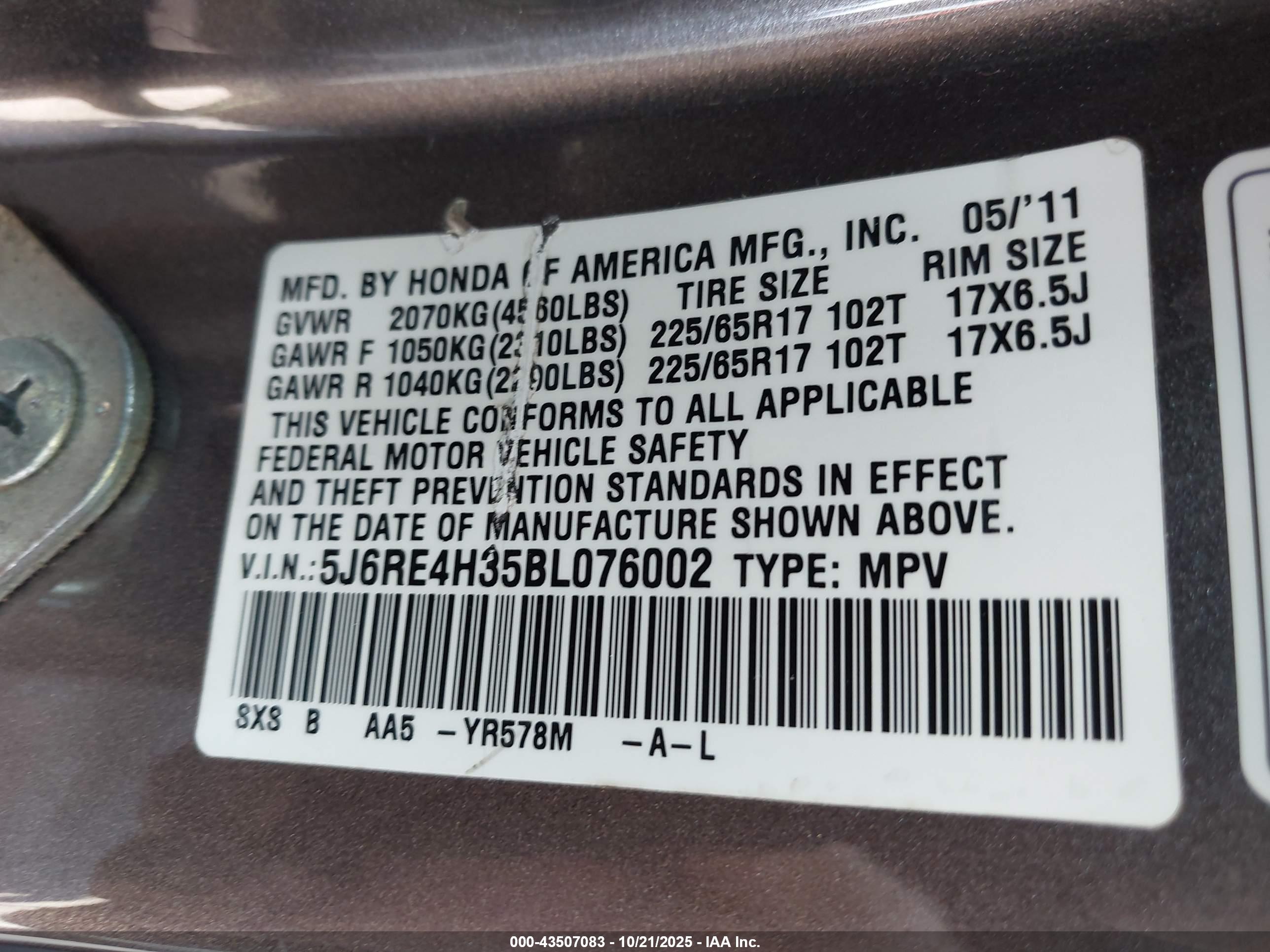 HONDA CR-V image 9