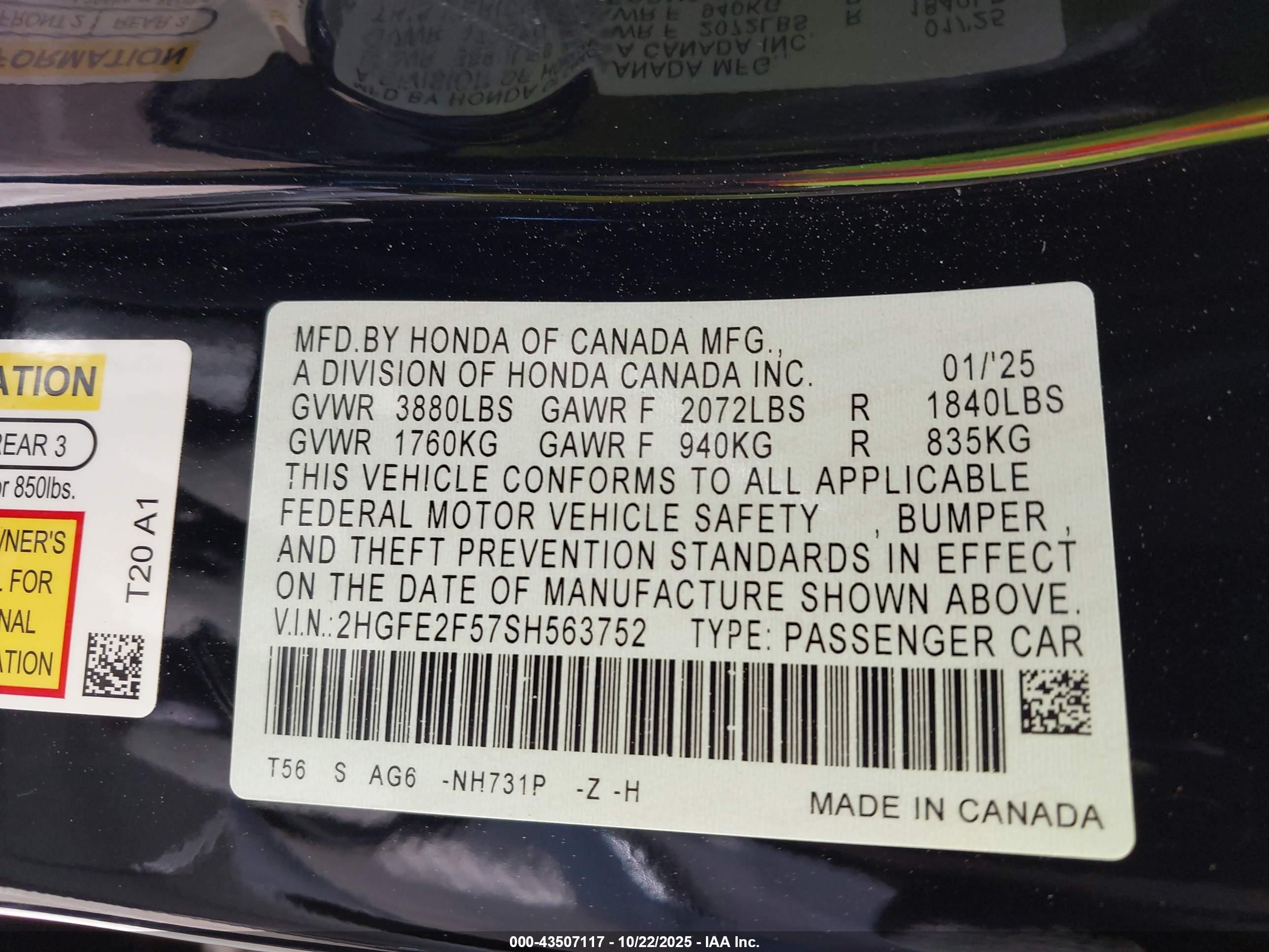 HONDA CIVIC image 9