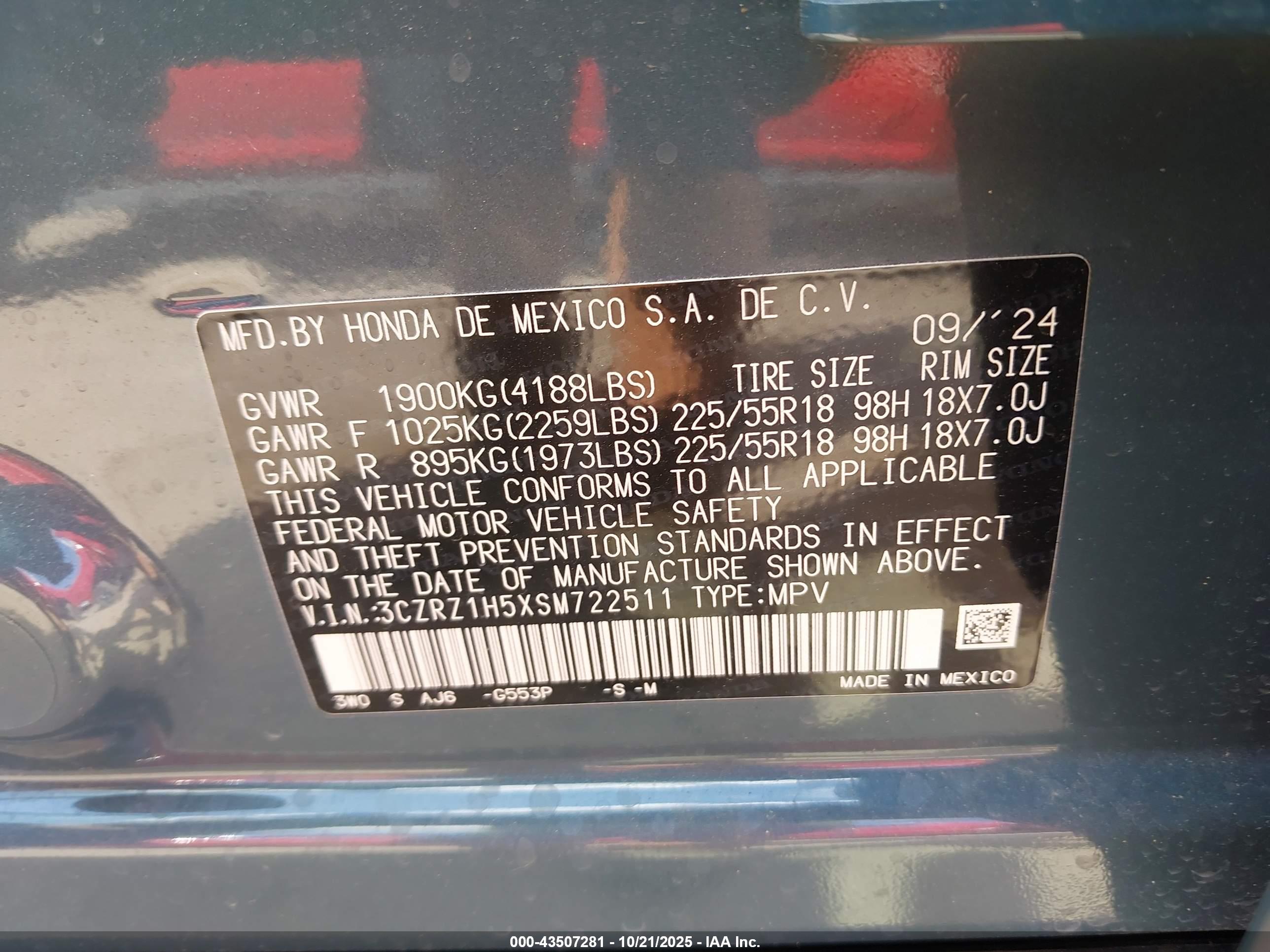 HONDA HR-V image 9