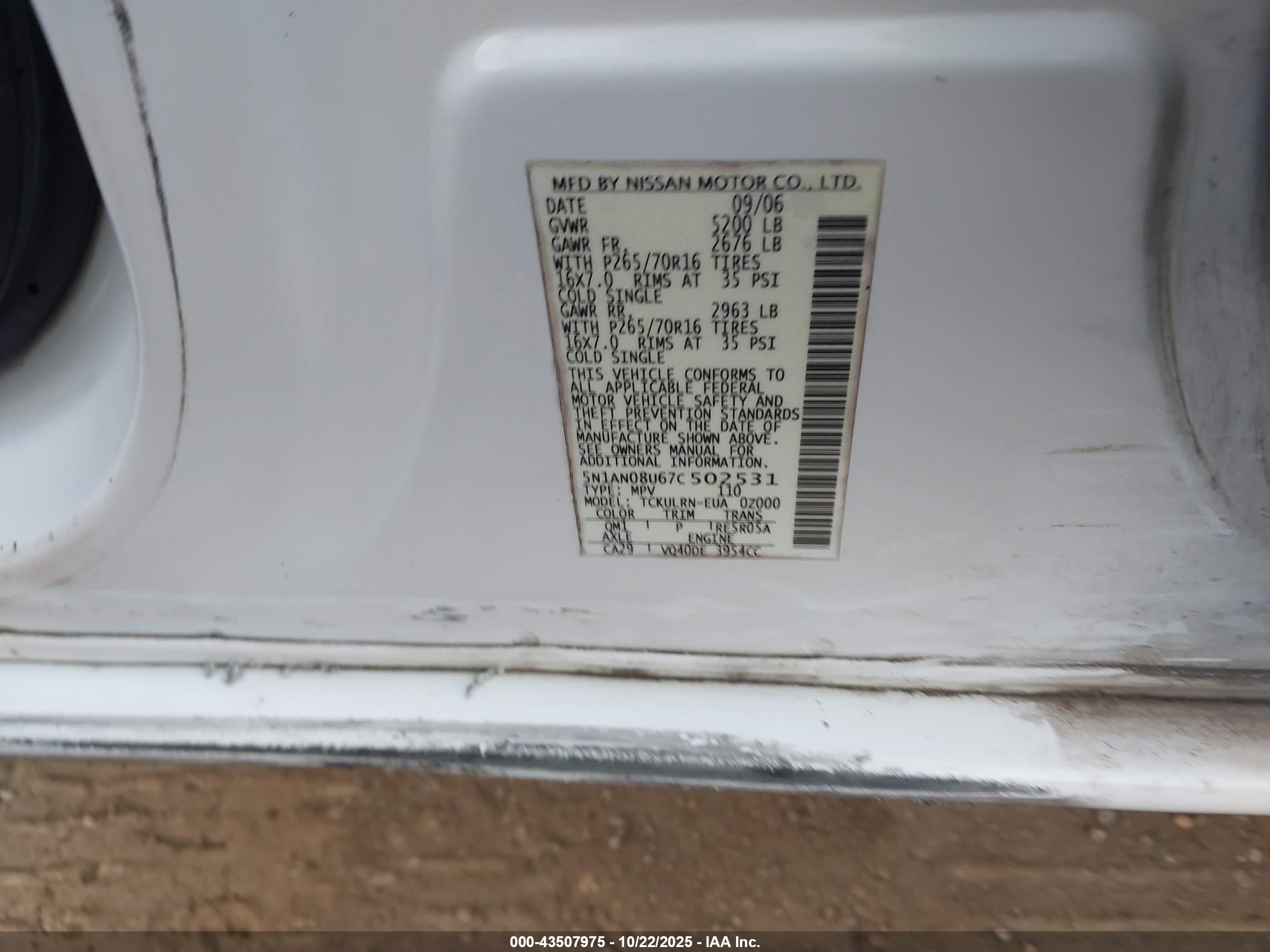 NISSAN XTERRA image 9