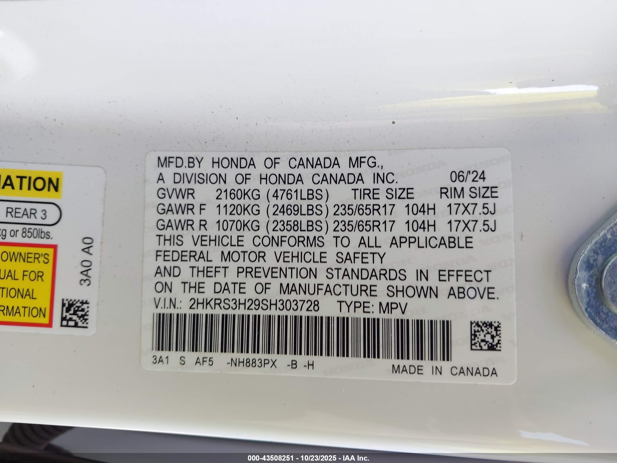 HONDA CR-V image 9