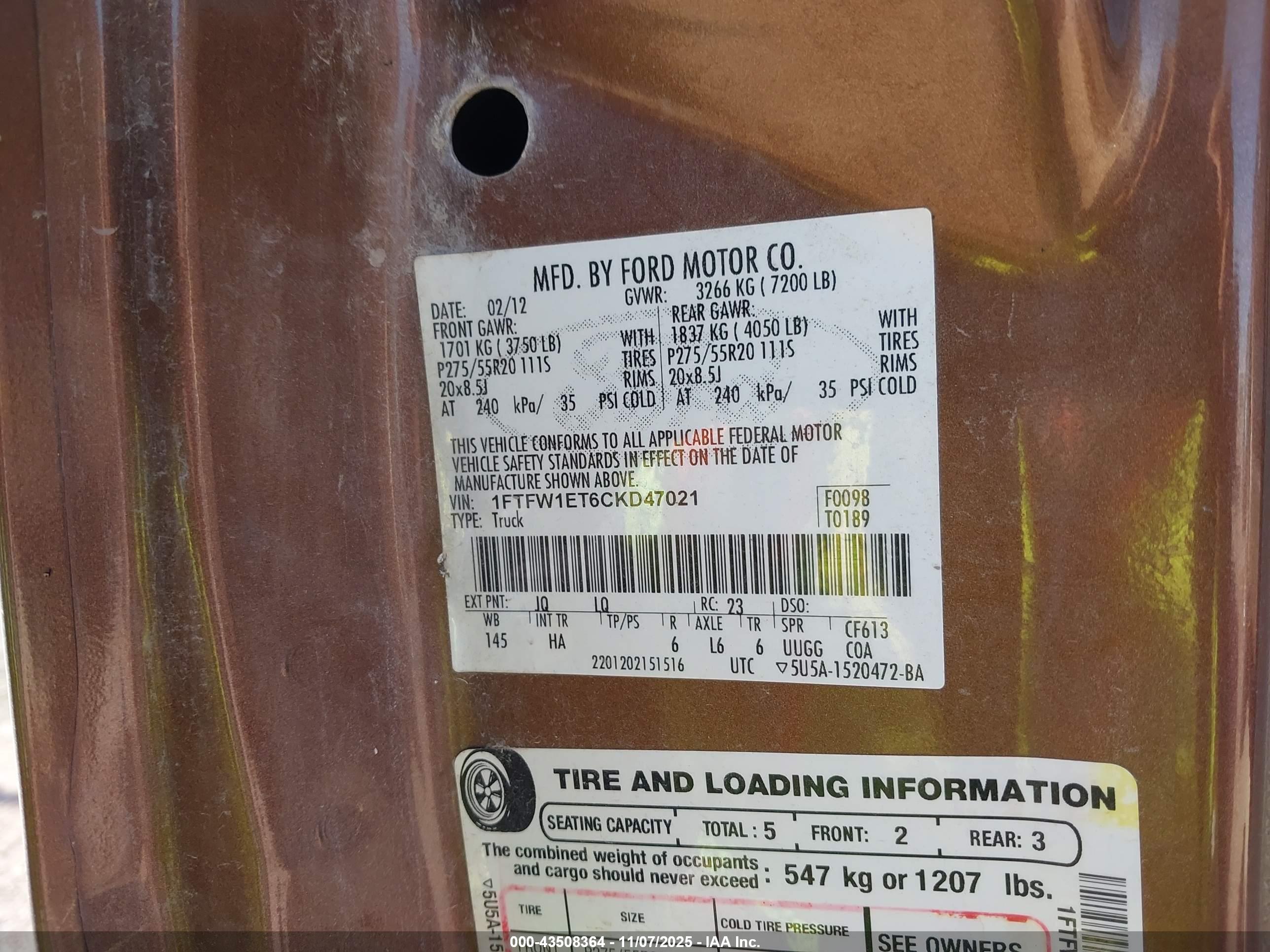 FORD F-150 image 9