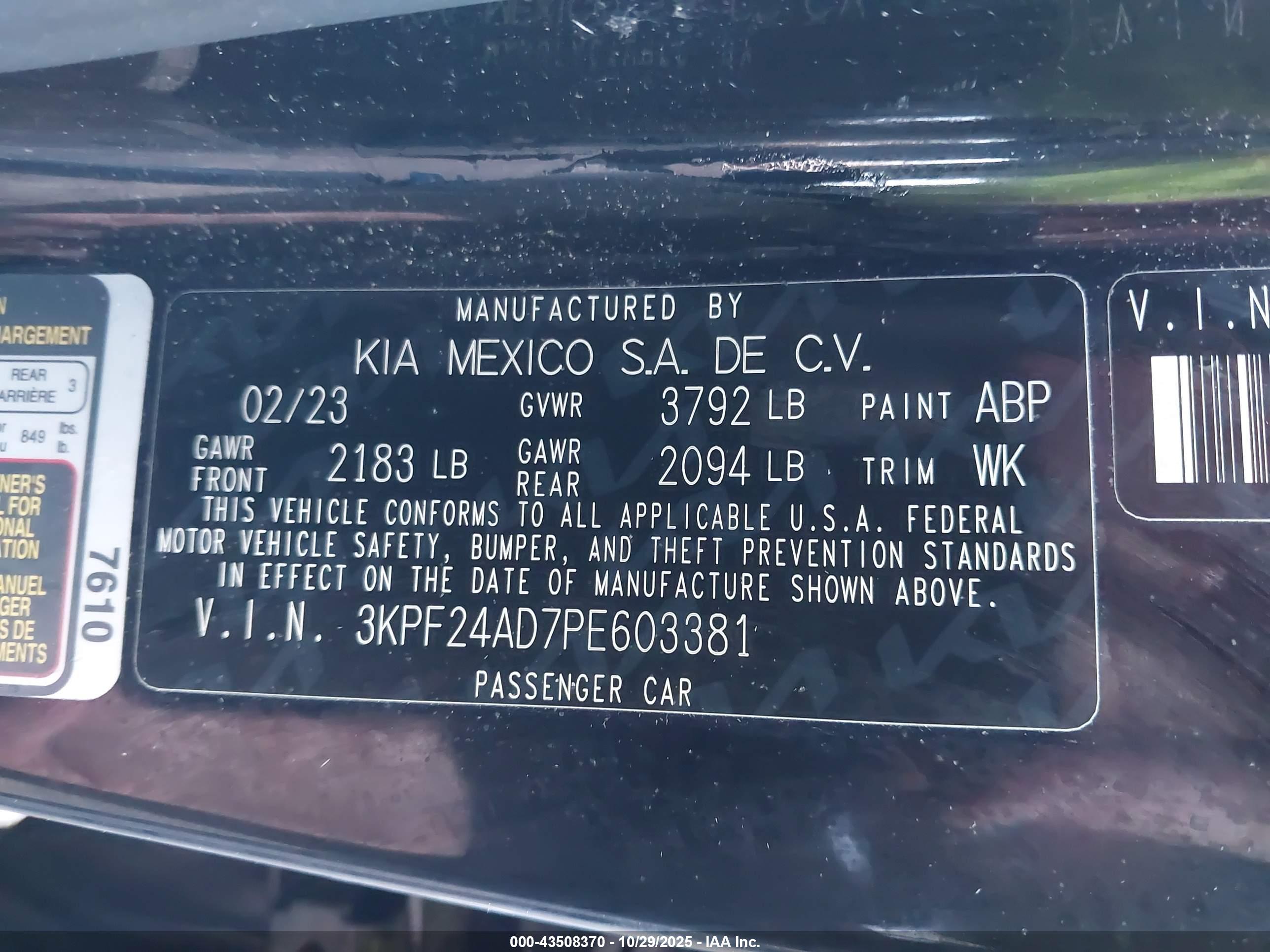KIA FORTE image 9