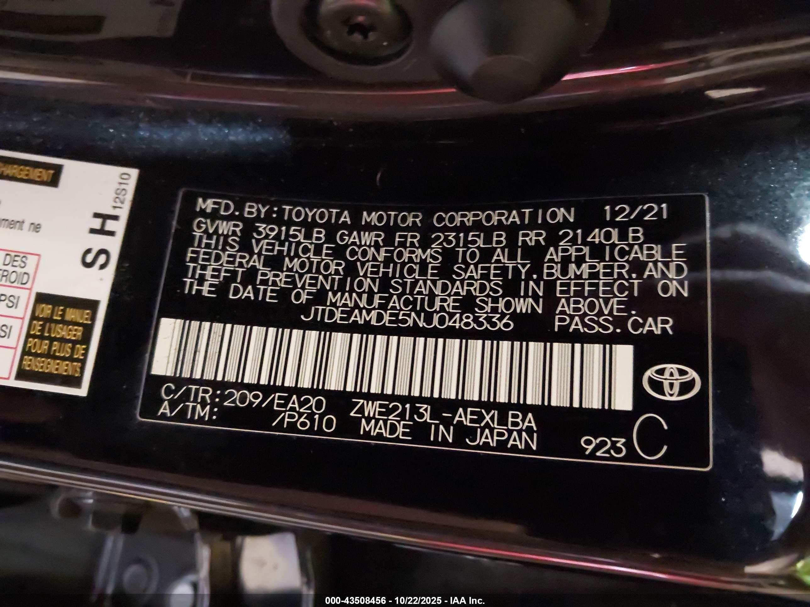 TOYOTA COROLLA image 9