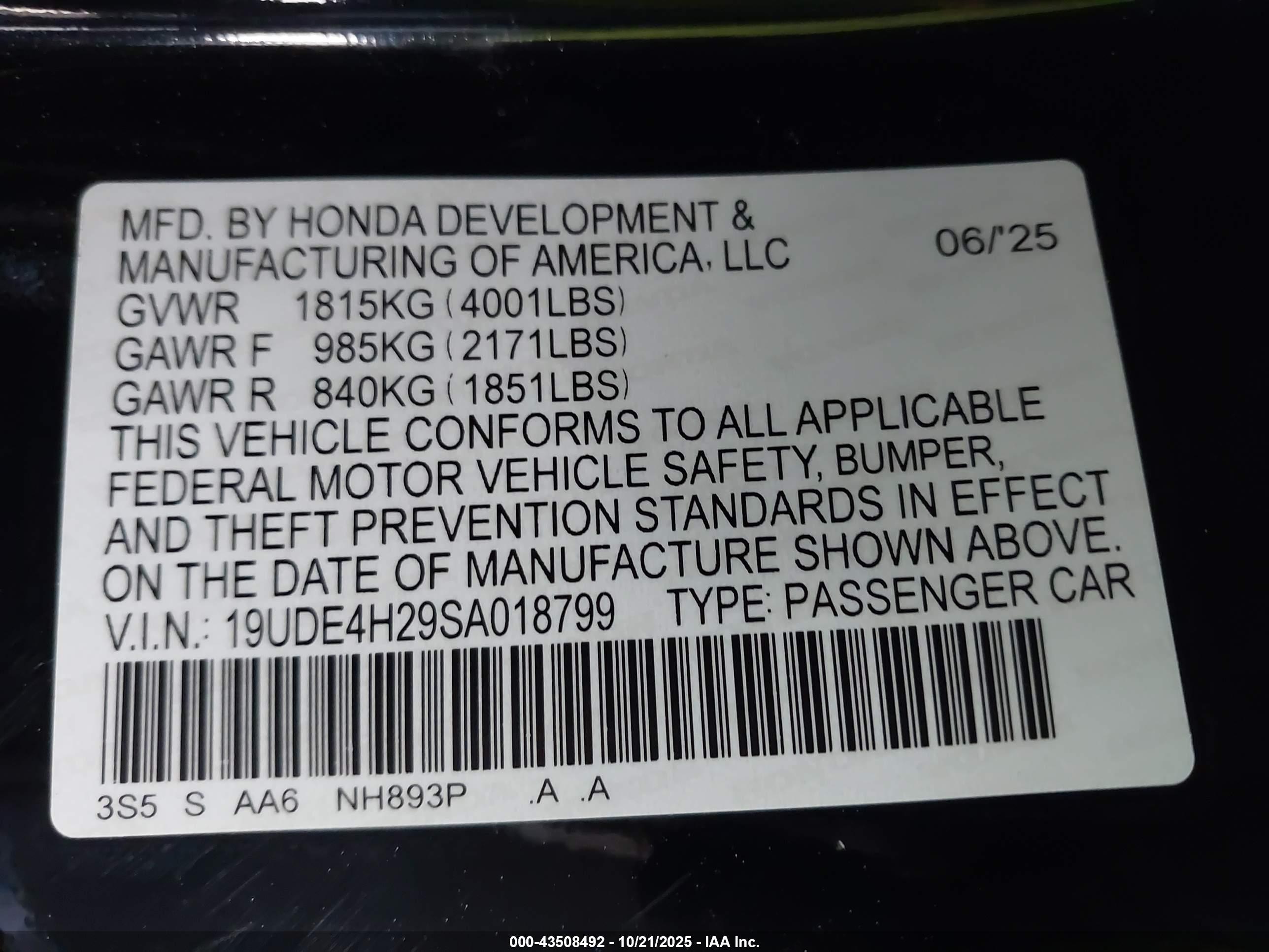 ACURA INTEGRA image 9