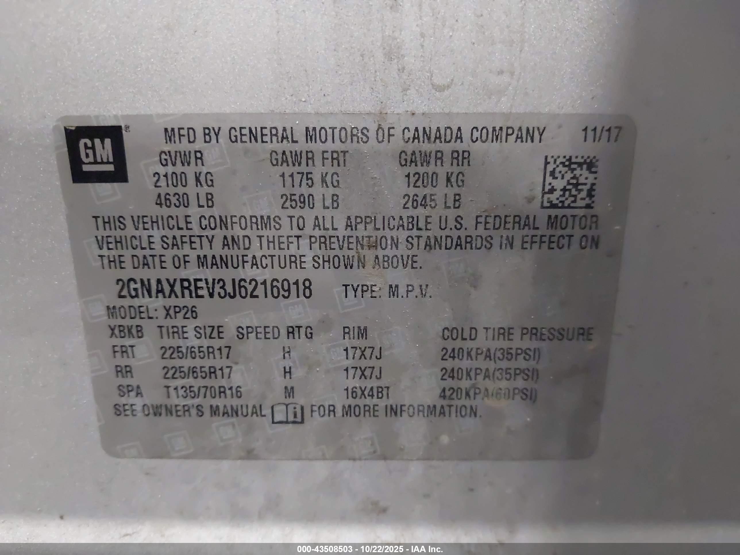 CHEVROLET EQUINOX image 9