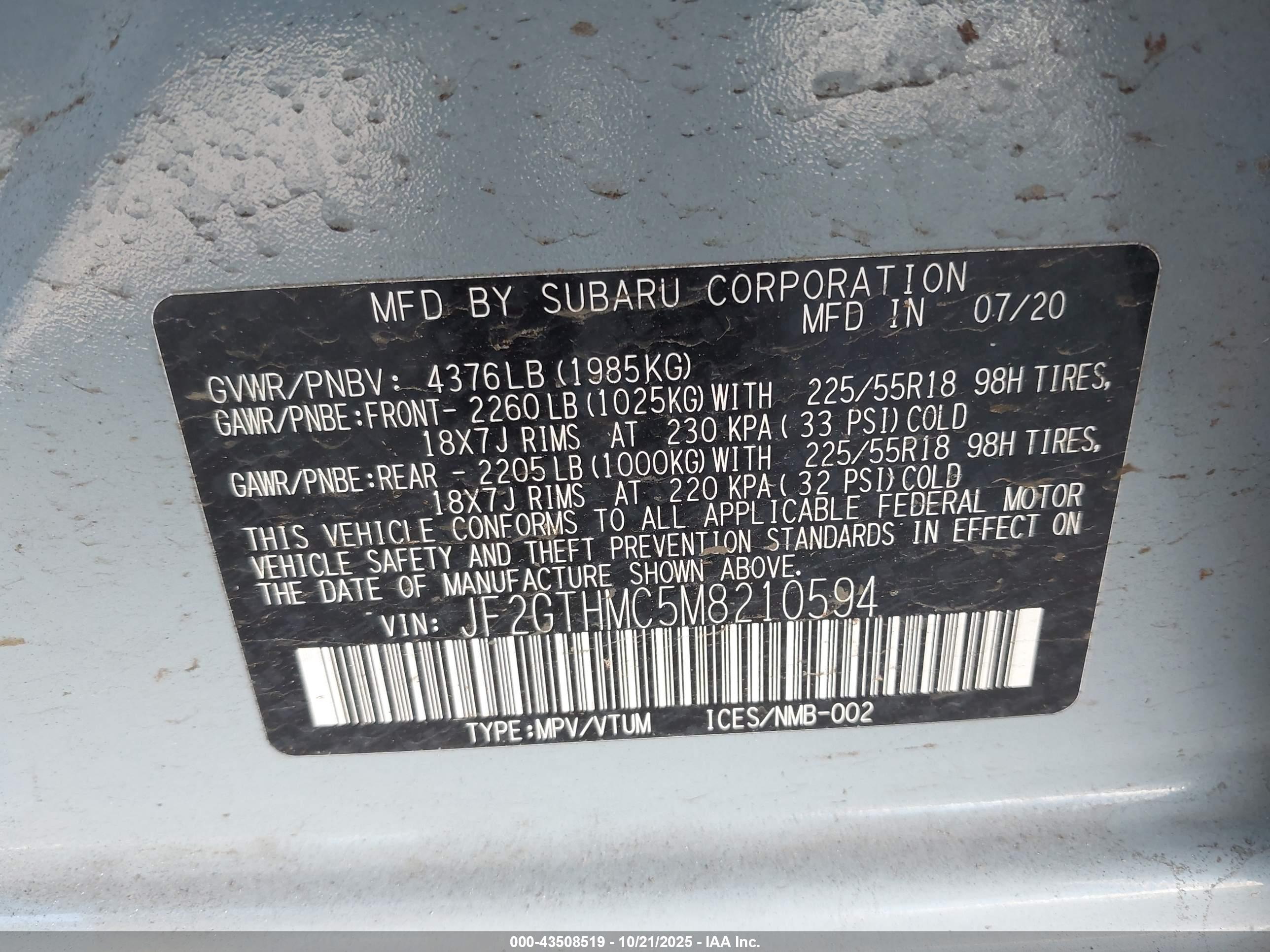 SUBARU CROSSTREK image 9