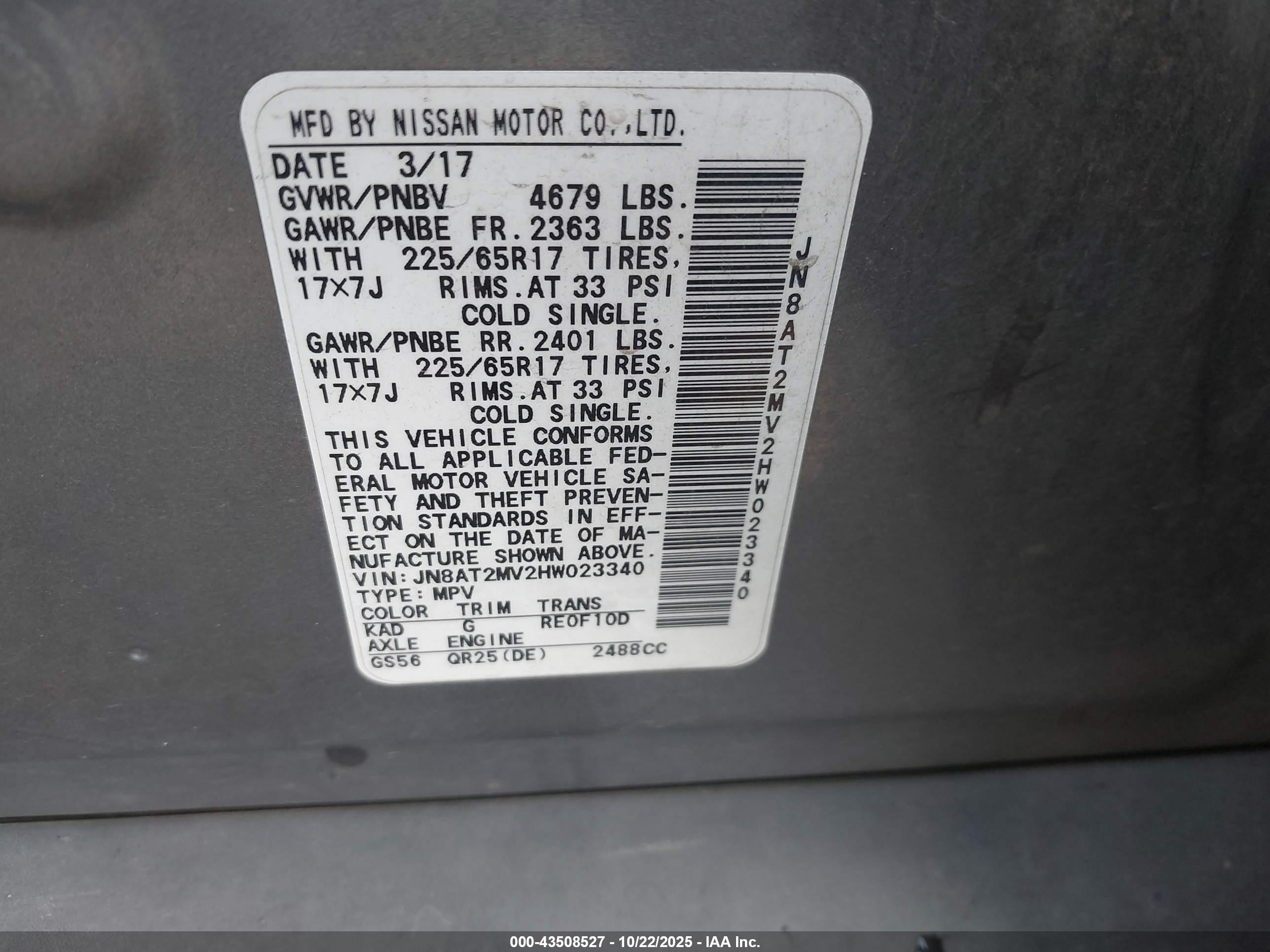 NISSAN ROGUE image 9