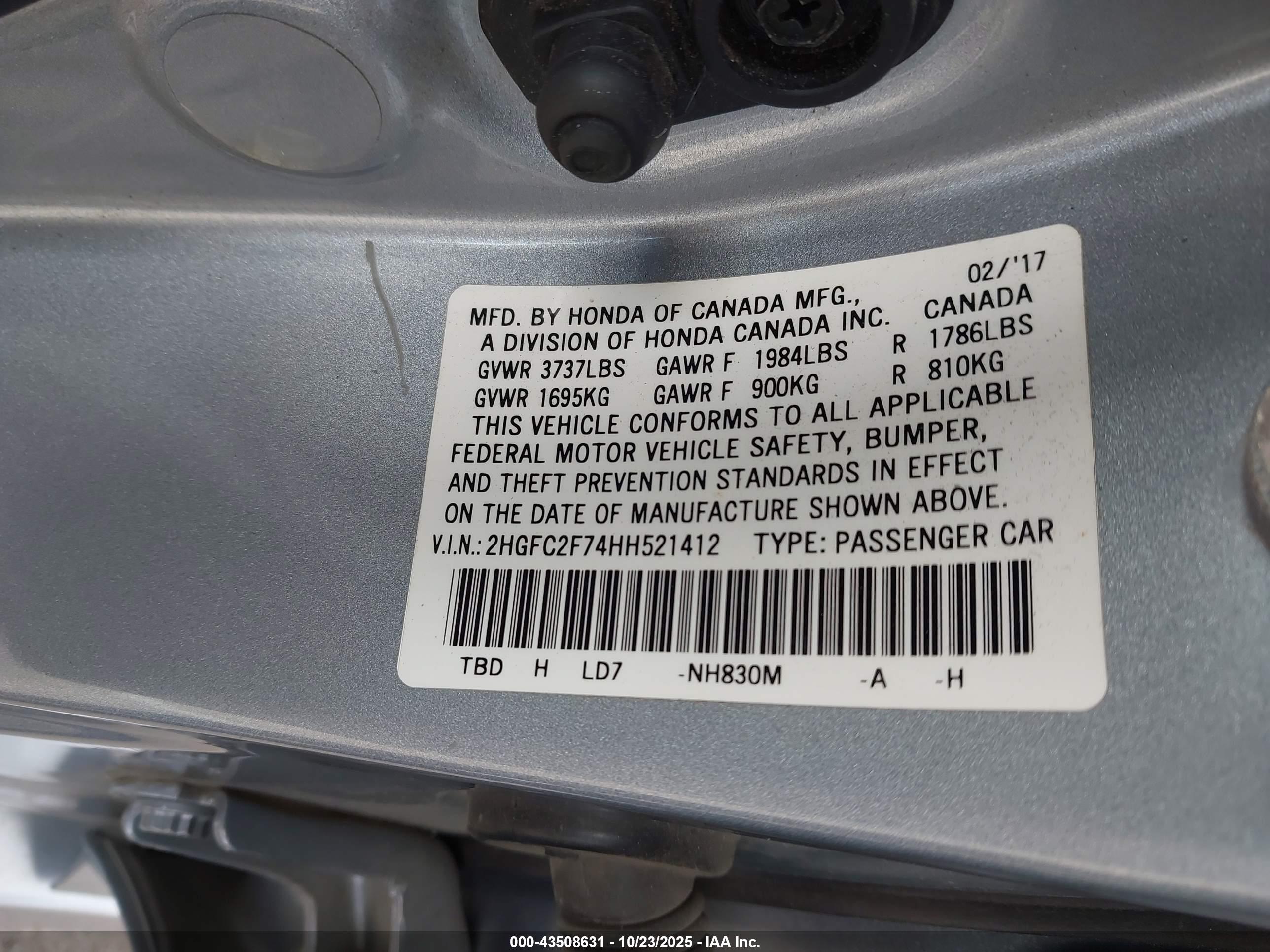 HONDA CIVIC image 9