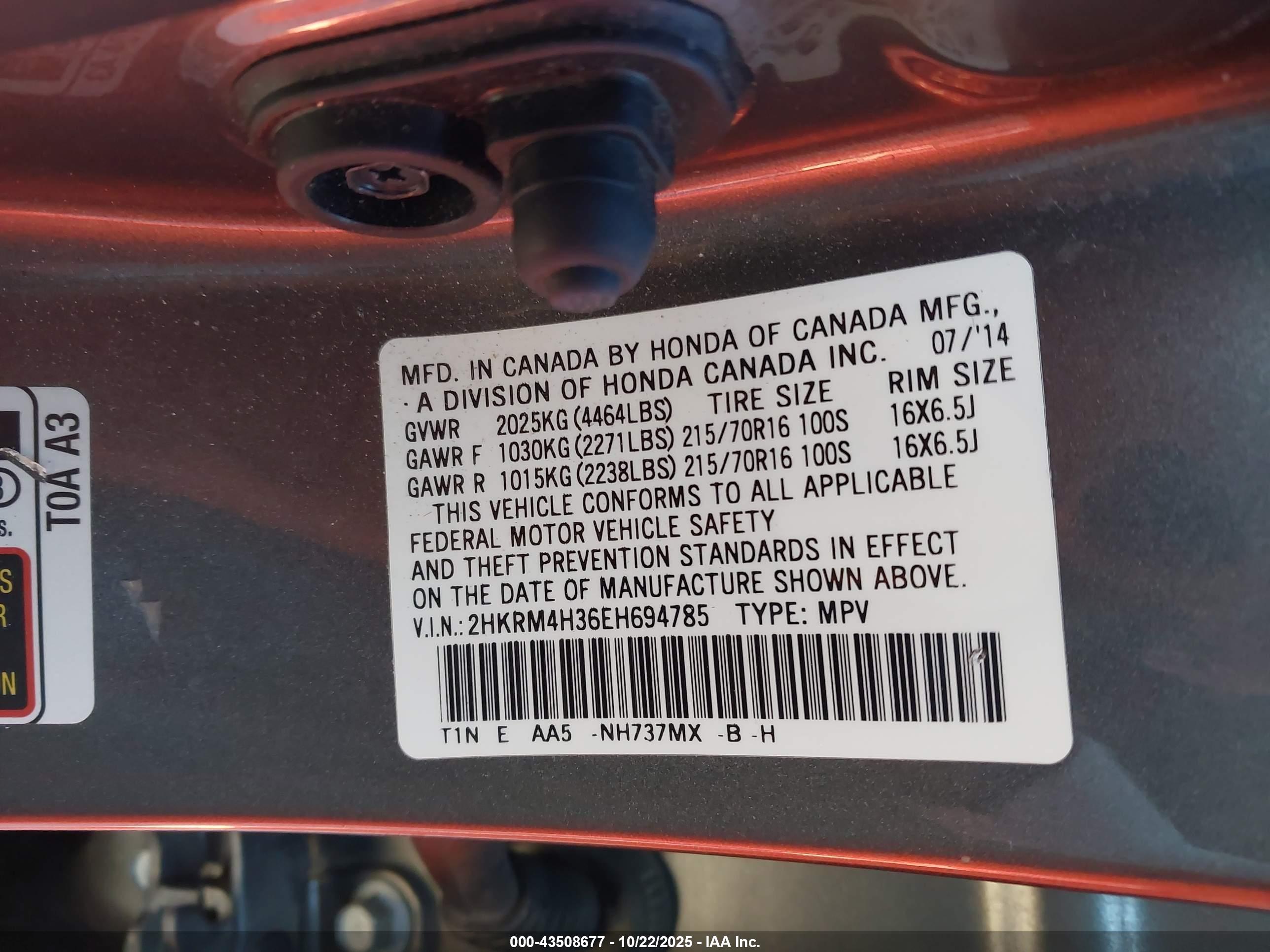 HONDA CR-V image 9
