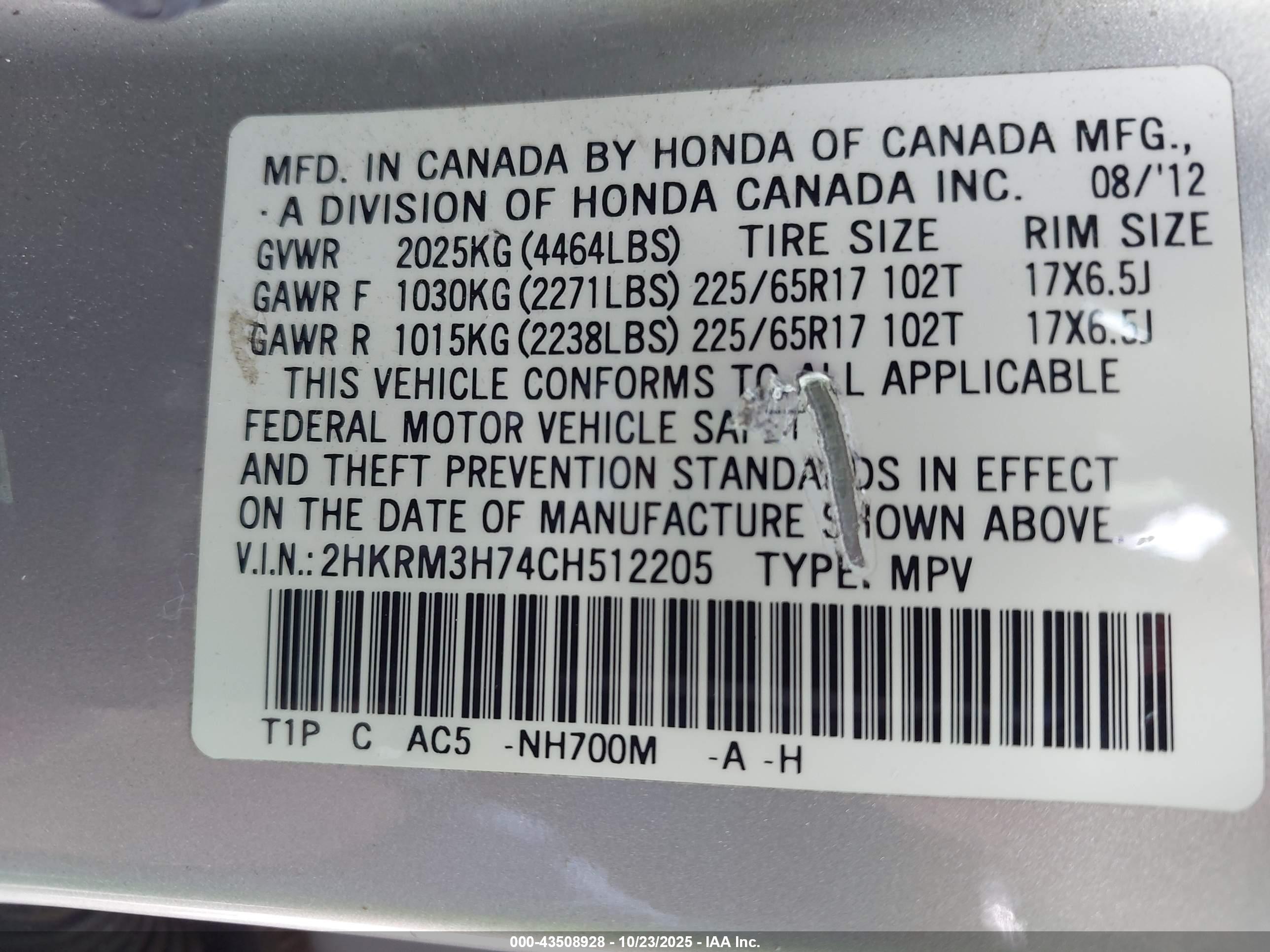 HONDA CR-V image 9