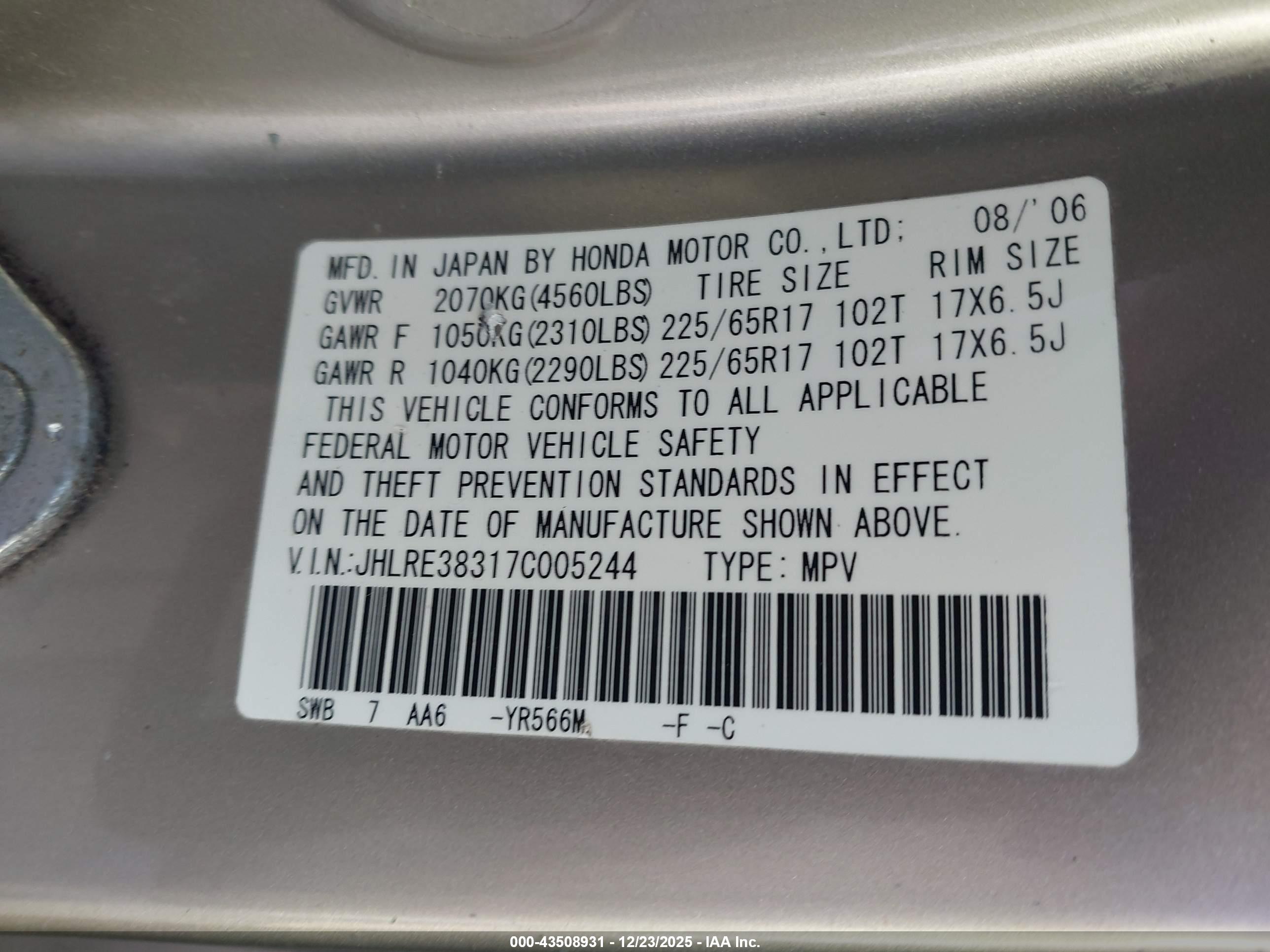HONDA CR-V image 9