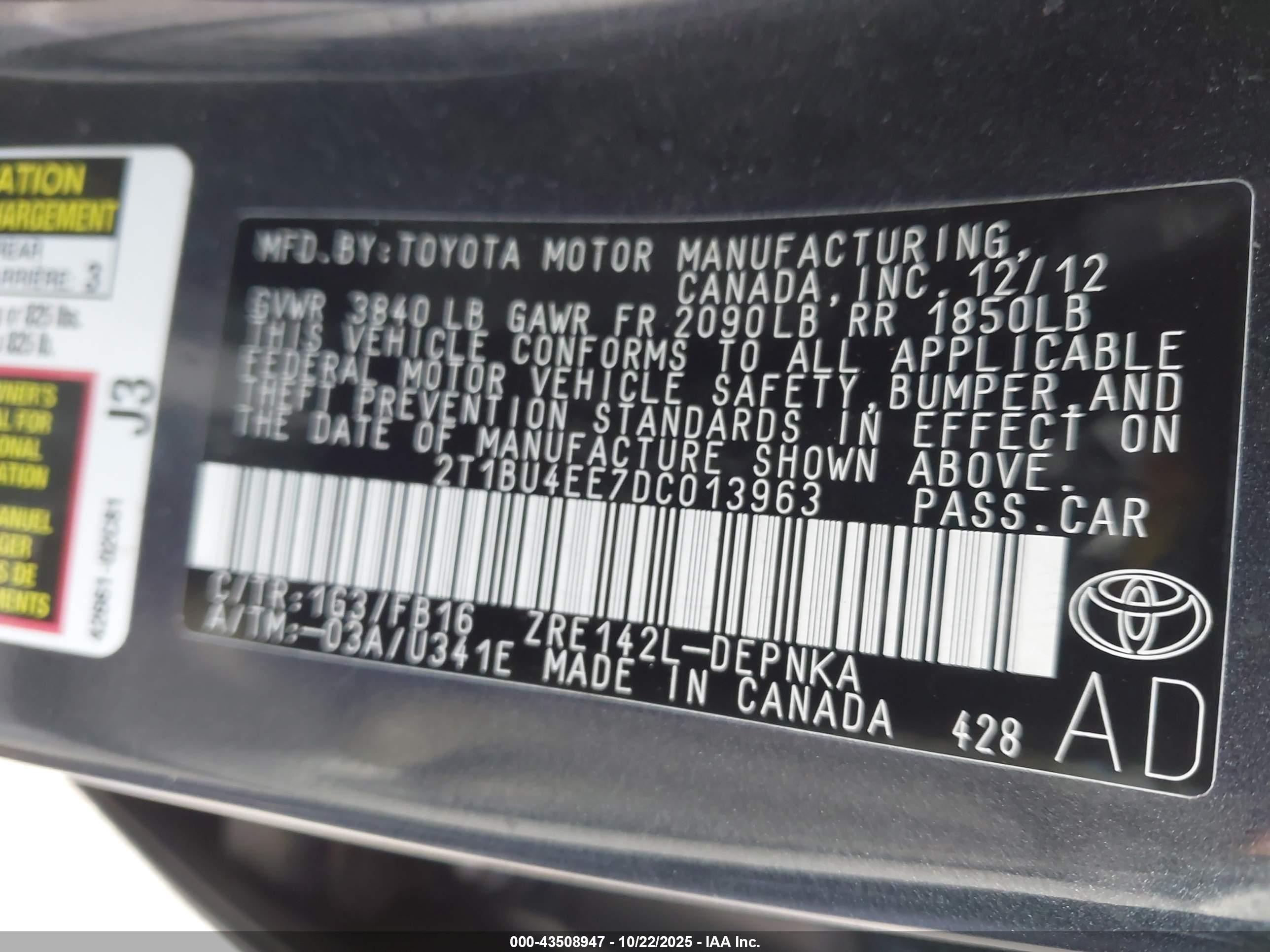 TOYOTA COROLLA image 9