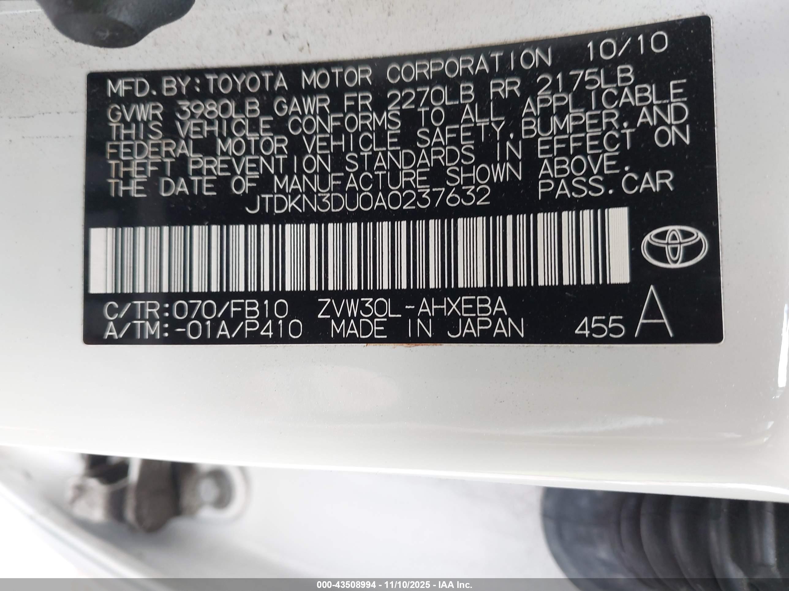TOYOTA PRIUS image 9