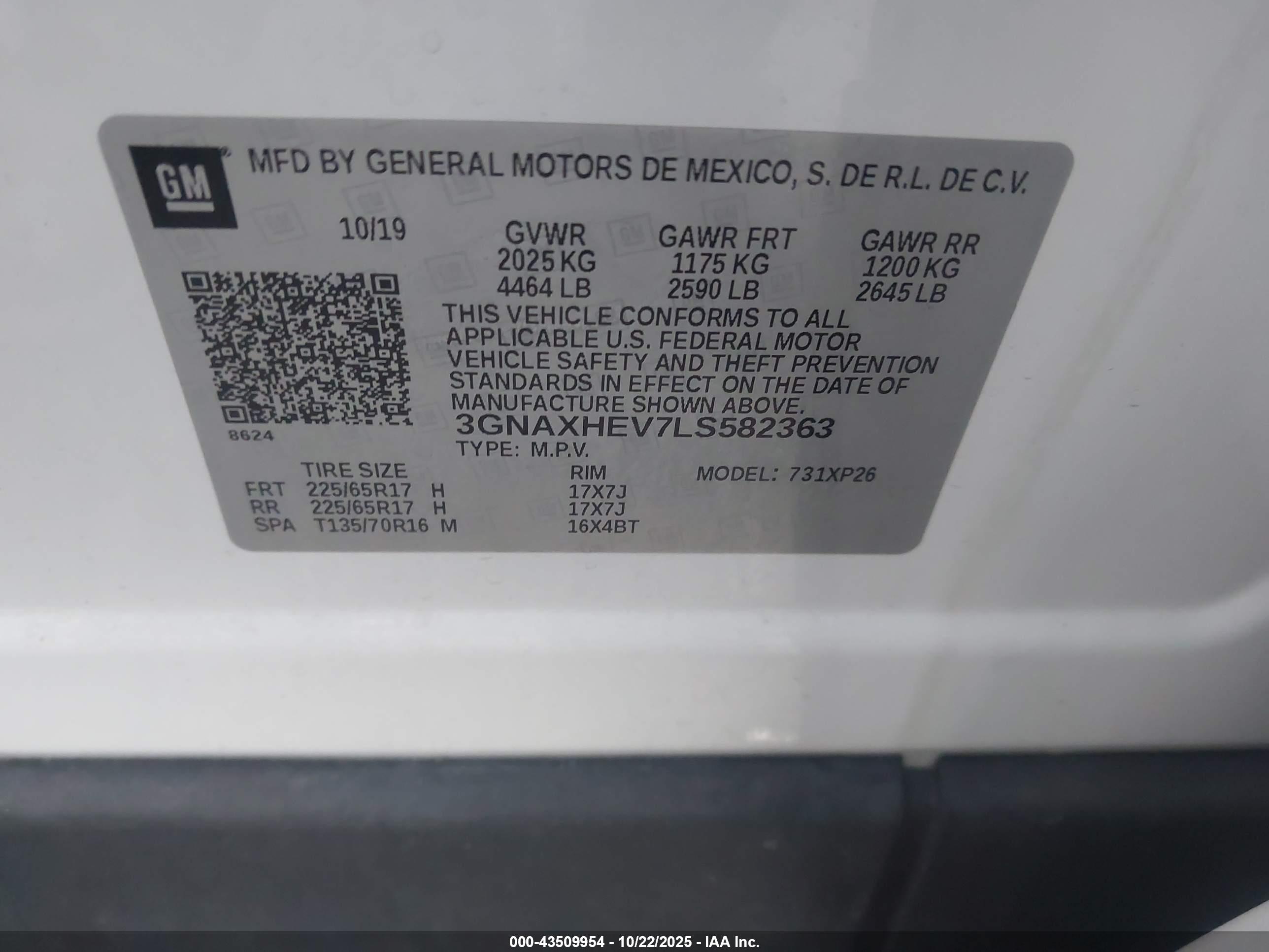 CHEVROLET EQUINOX image 9