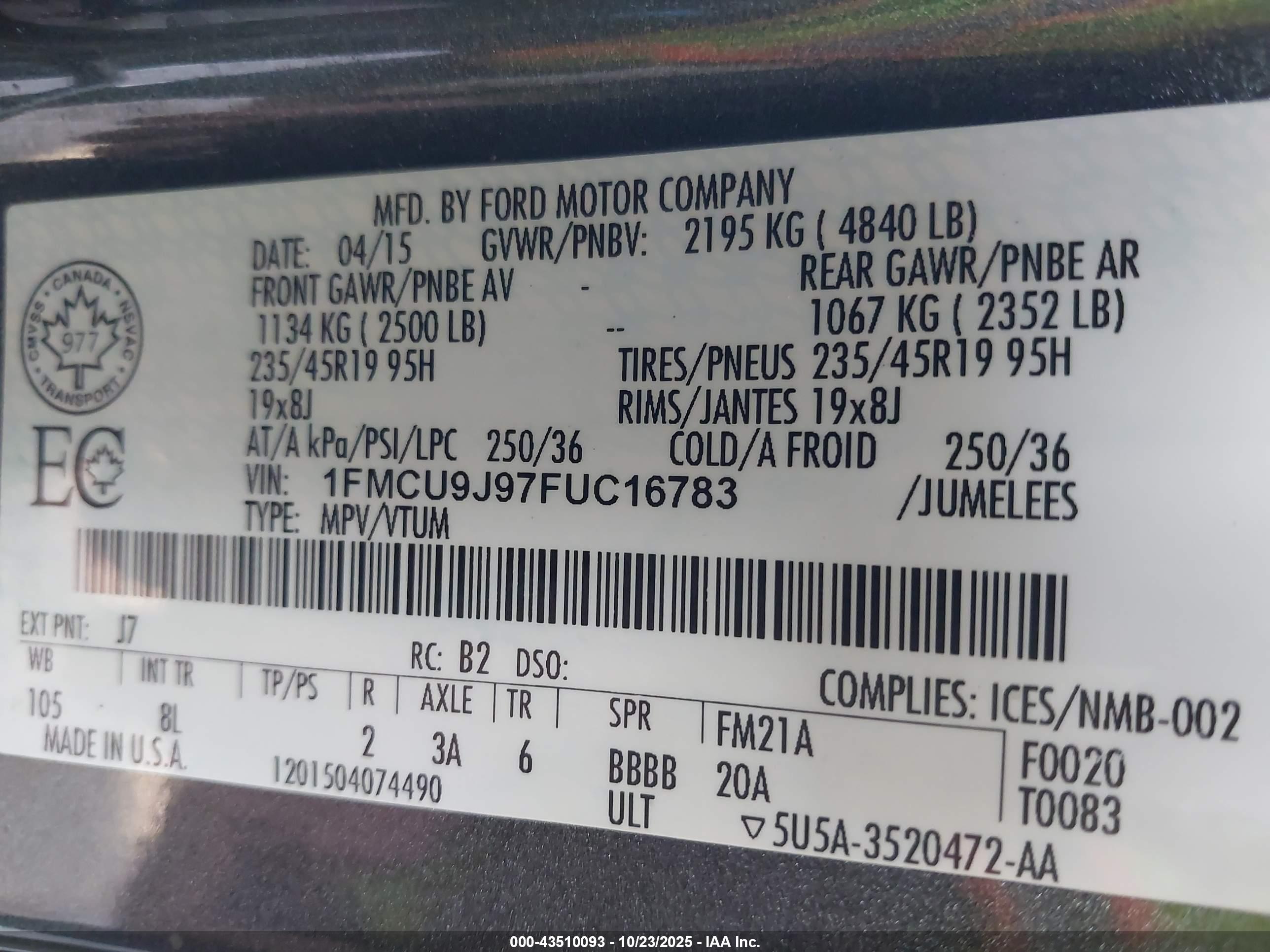 FORD ESCAPE image 9