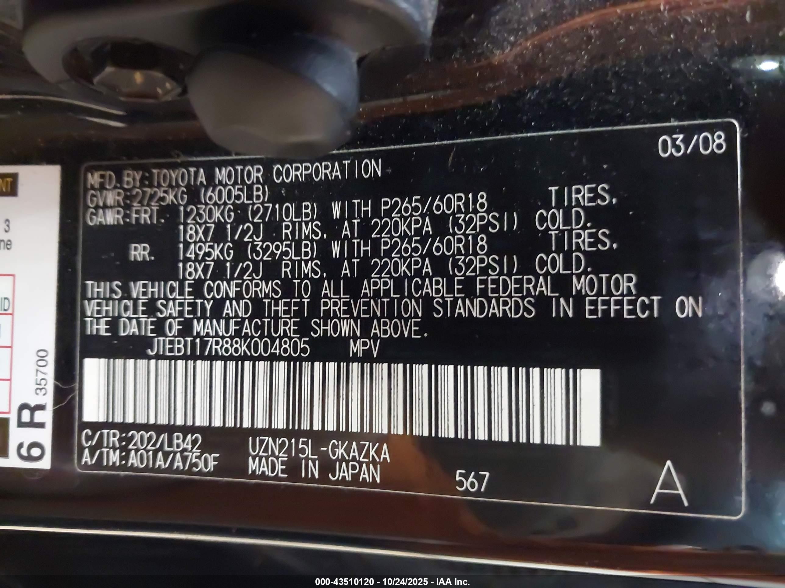 TOYOTA 4RUNNER image 9