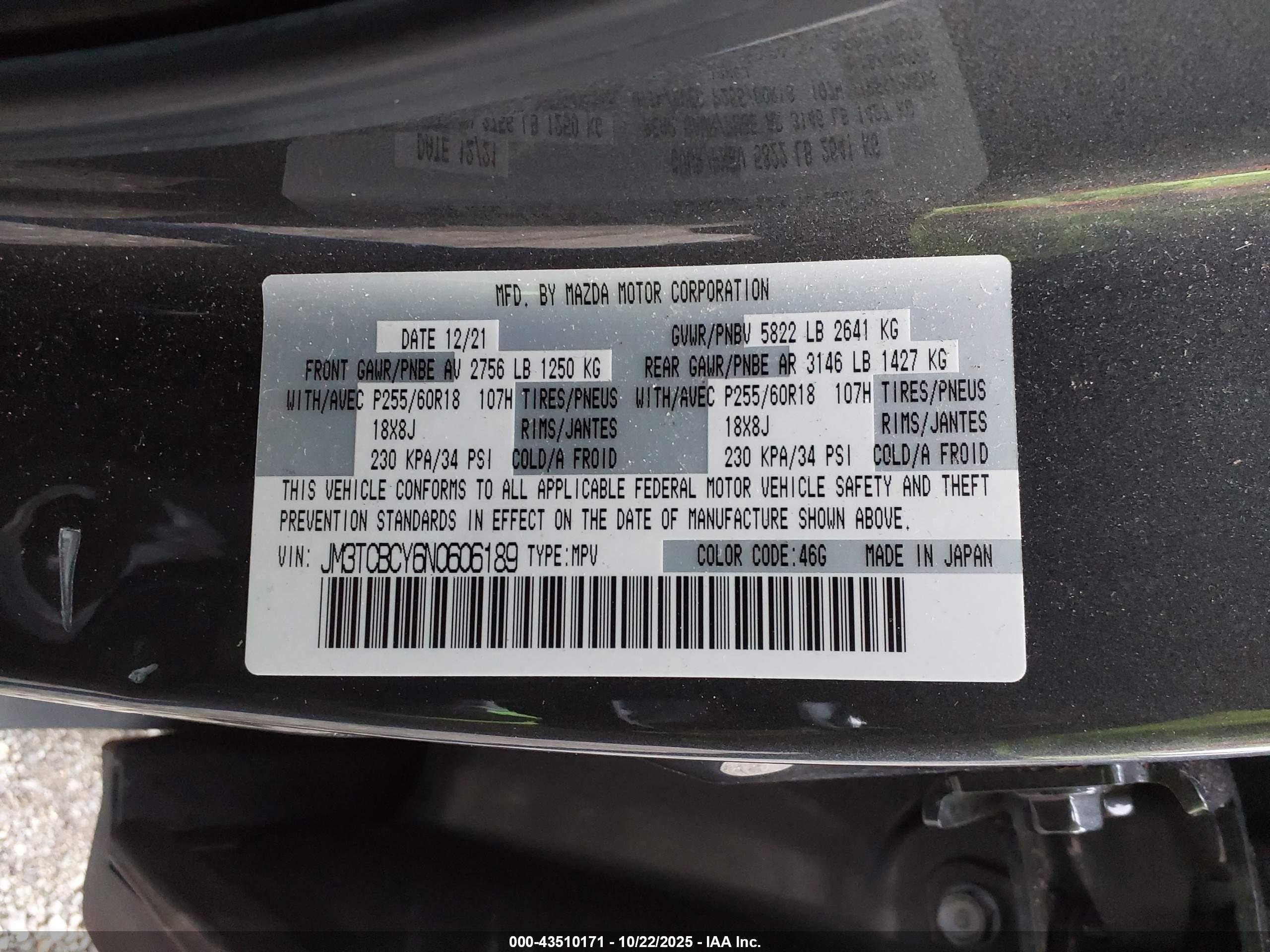 MAZDA CX-9 image 9