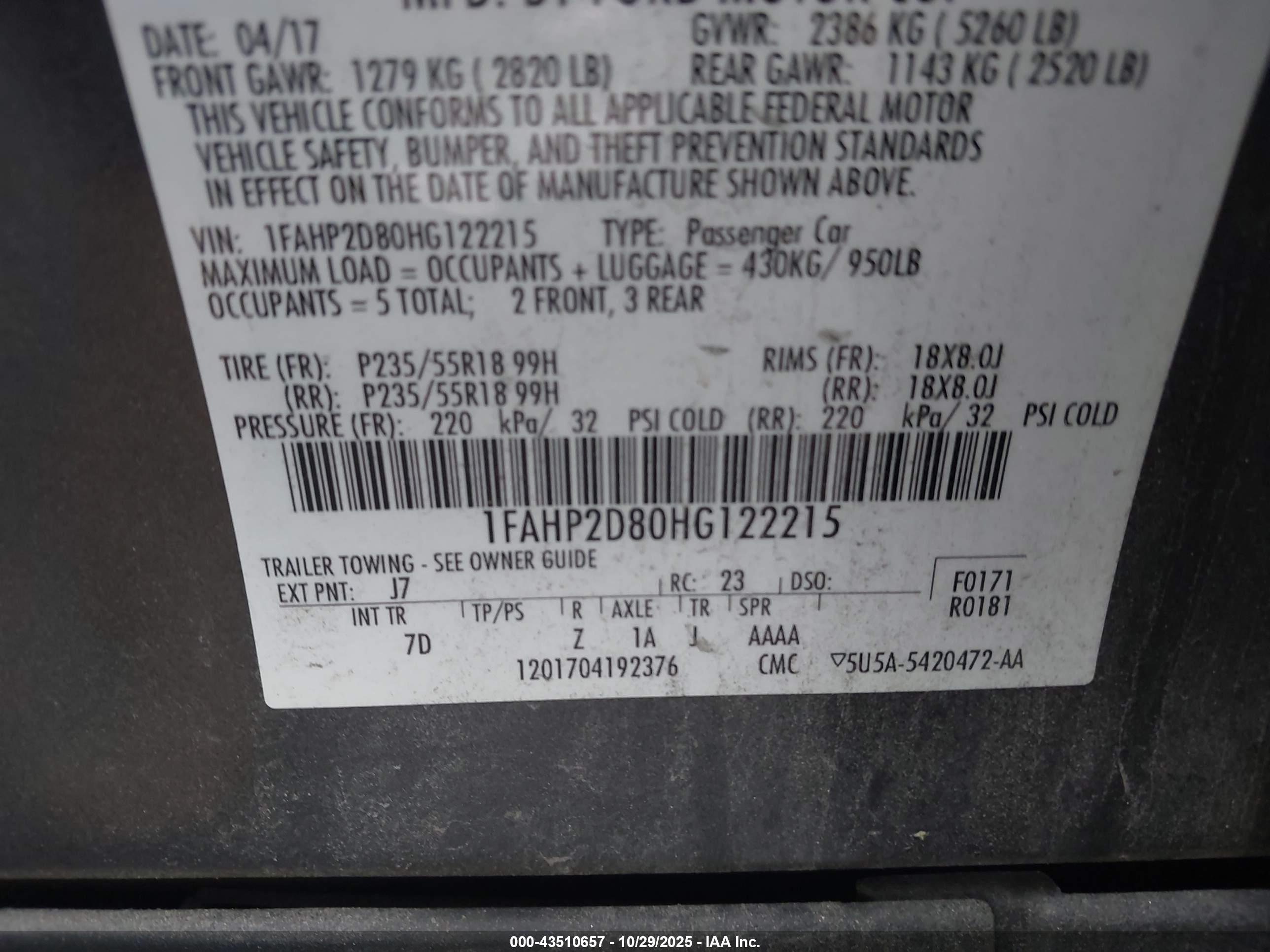 FORD TAURUS image 9