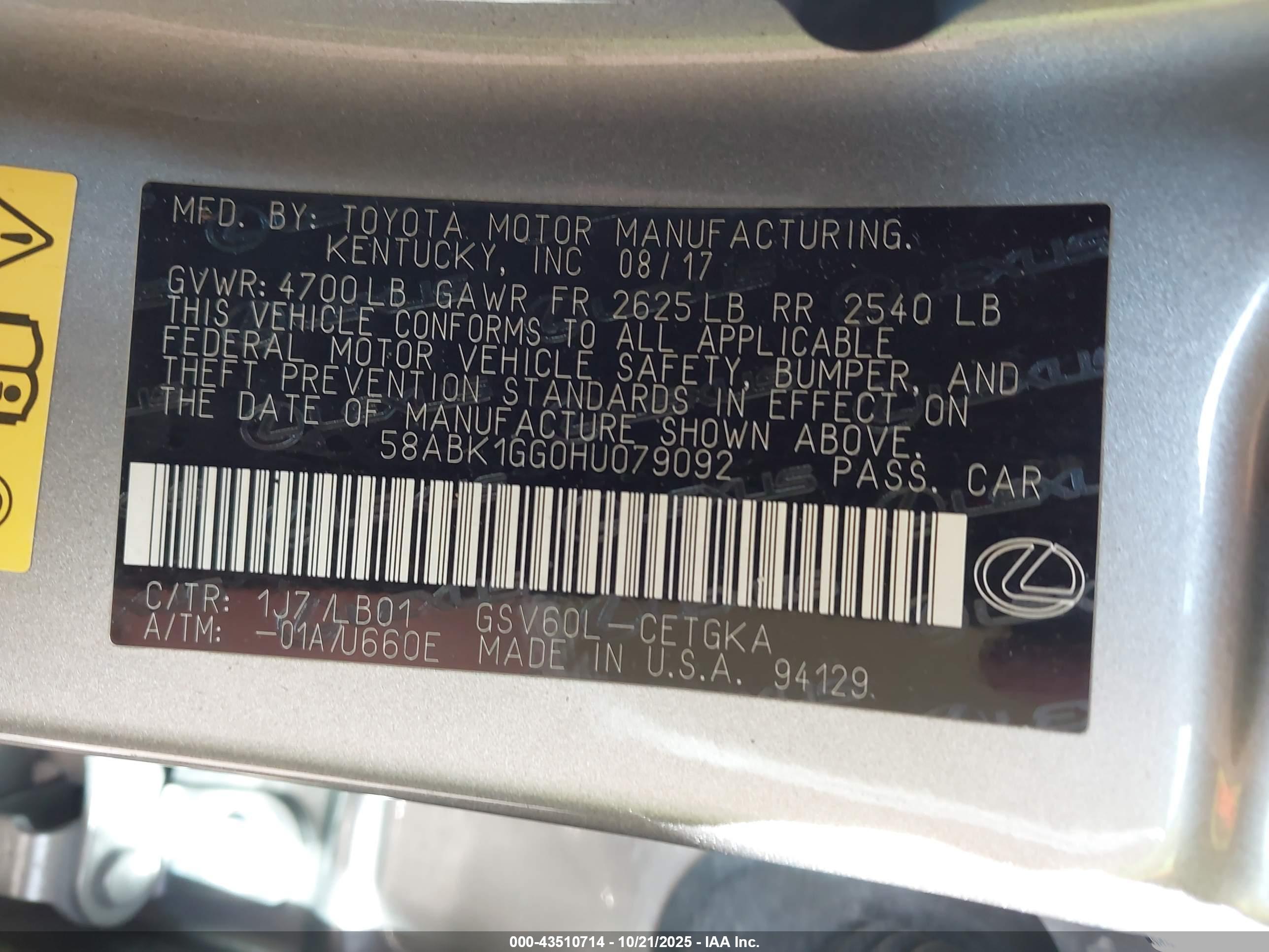 LEXUS ES image 9