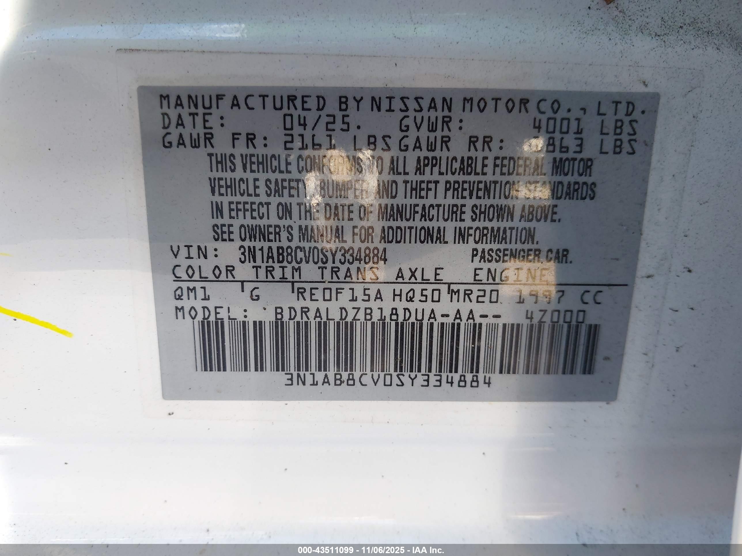 NISSAN SENTRA image 9