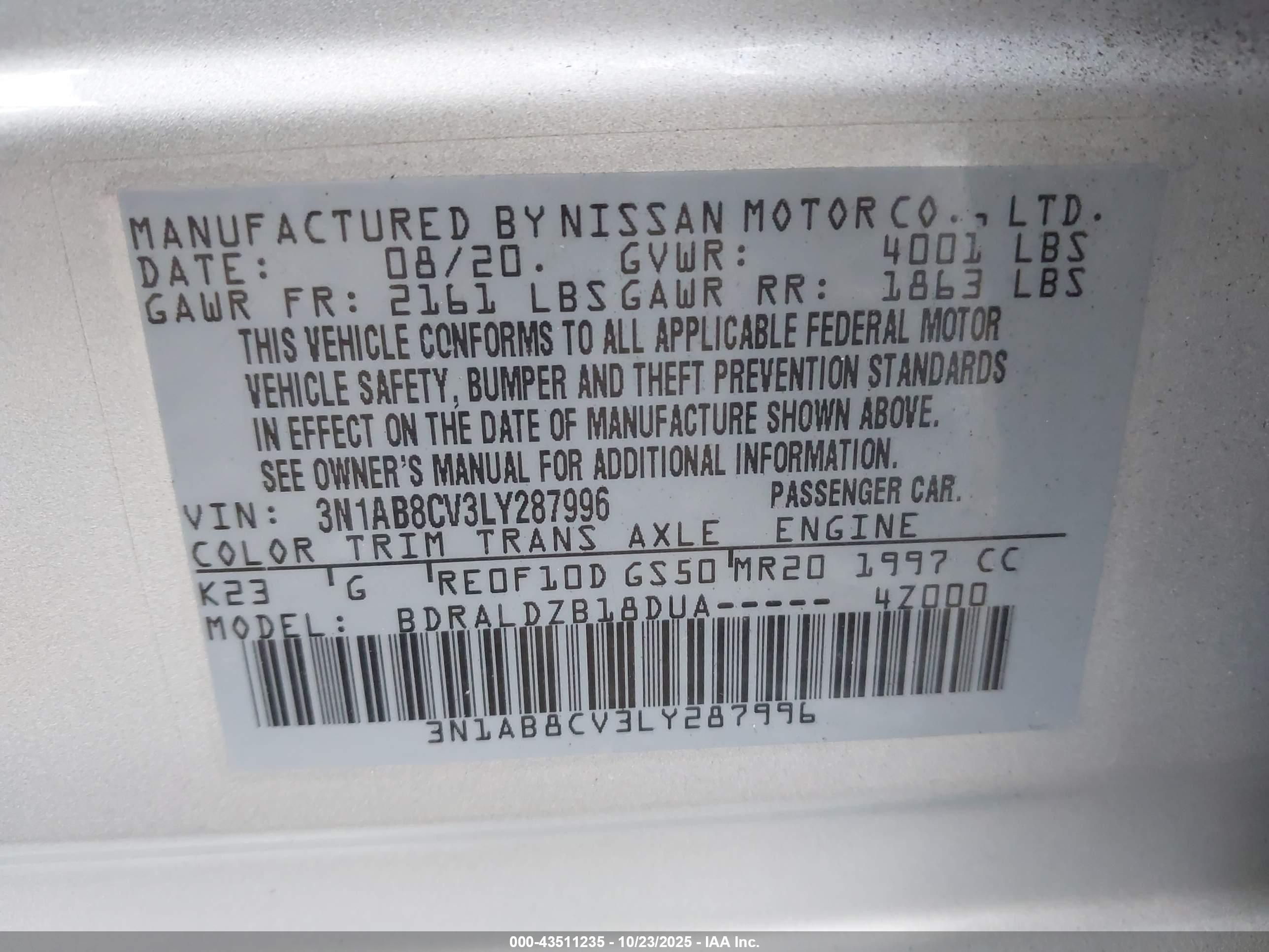 NISSAN SENTRA image 9