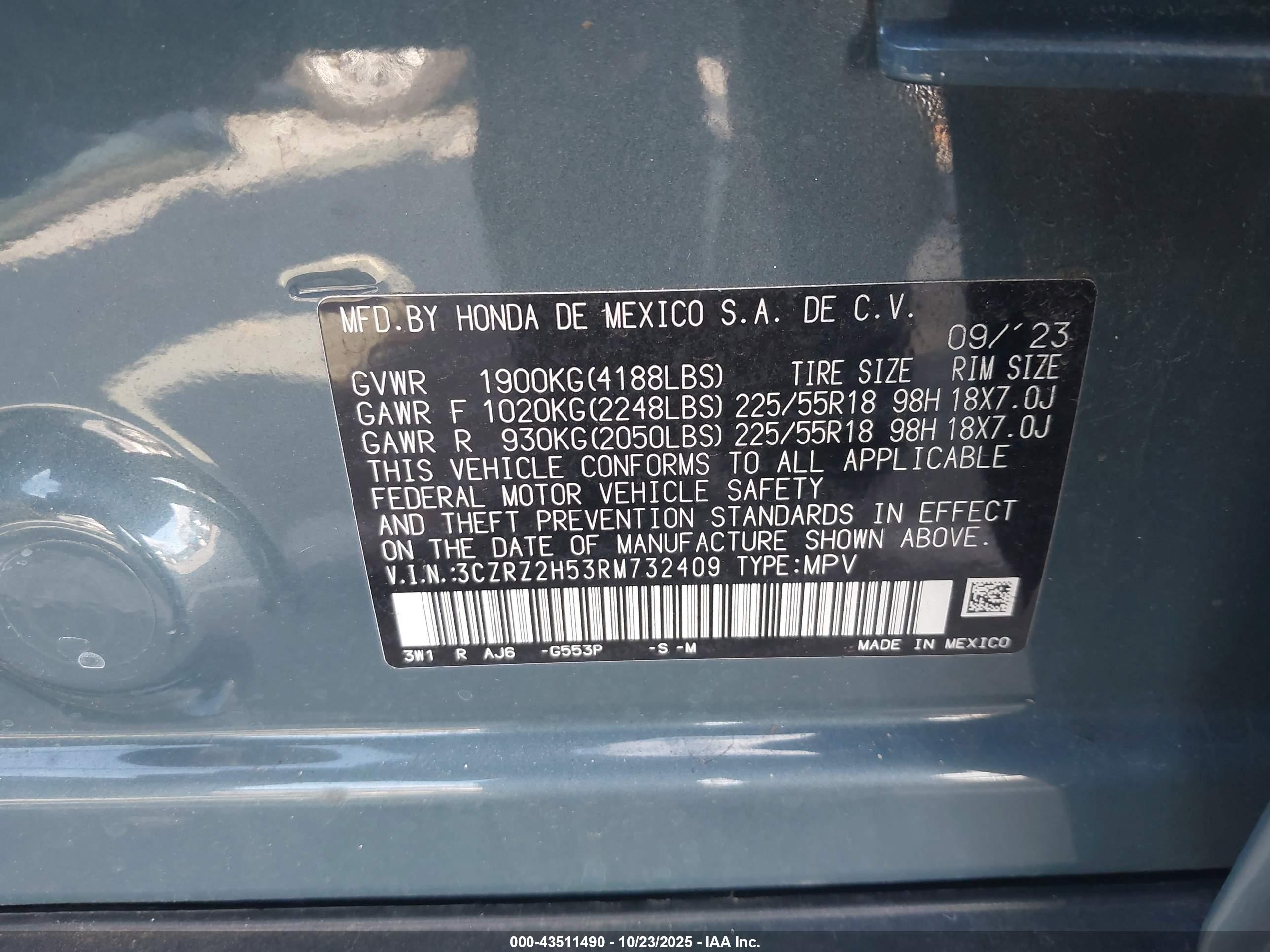 HONDA HR-V image 9