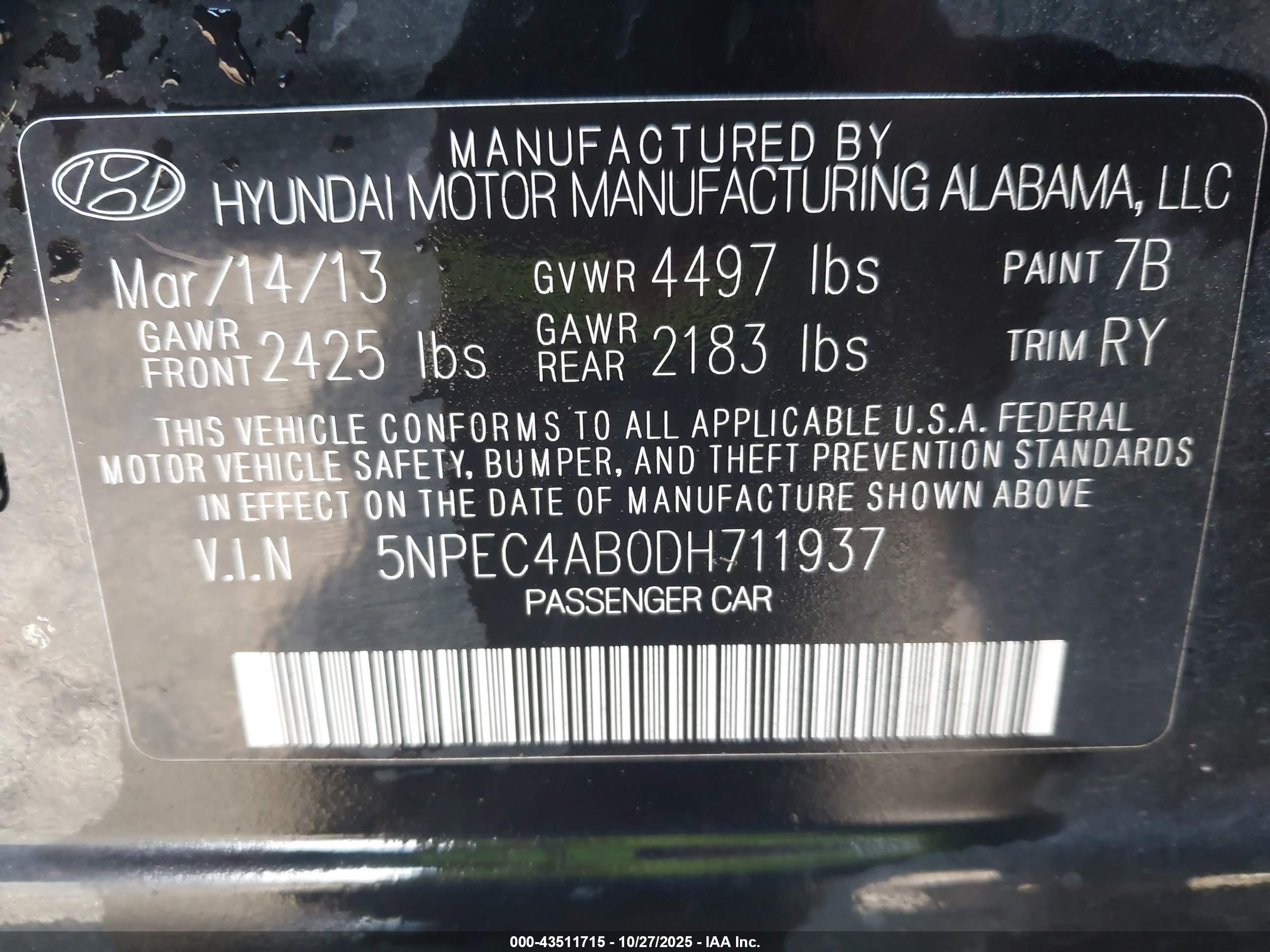 HYUNDAI SONATA image 9