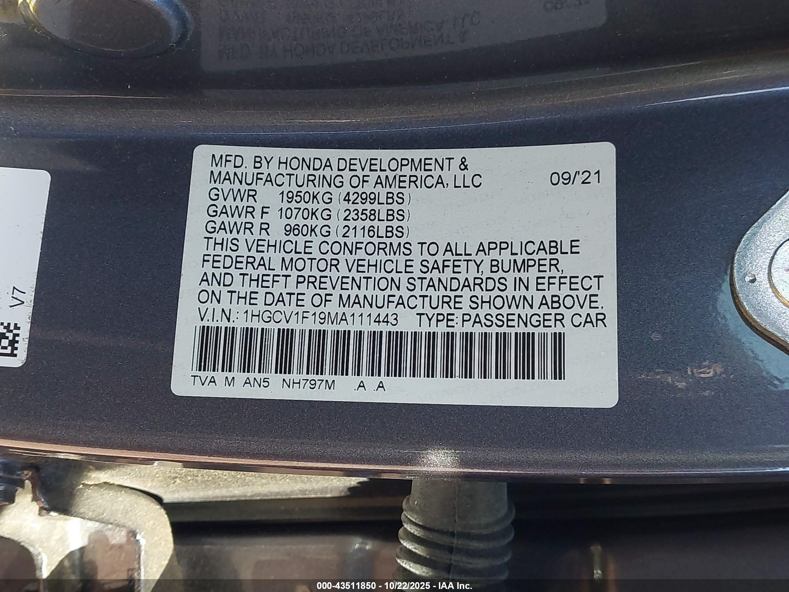 HONDA ACCORD image 9