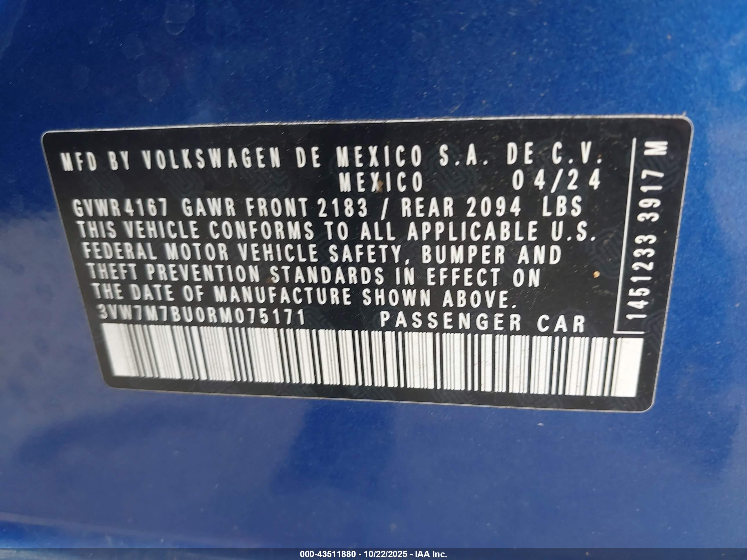 VOLKSWAGEN JETTA image 9