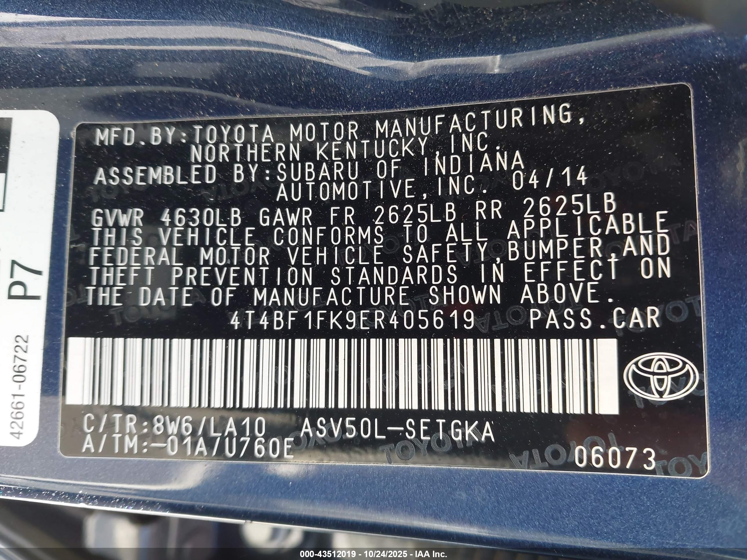 TOYOTA CAMRY image 9